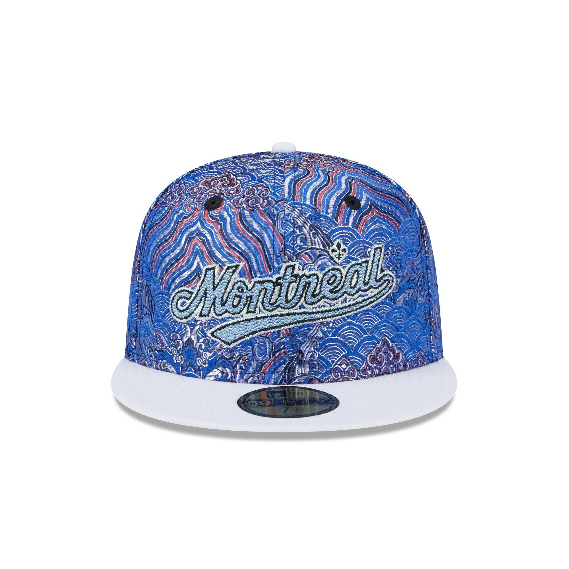 Montreal Expos Wave Fill 59FIFTY Fitted Hat Male Product Image