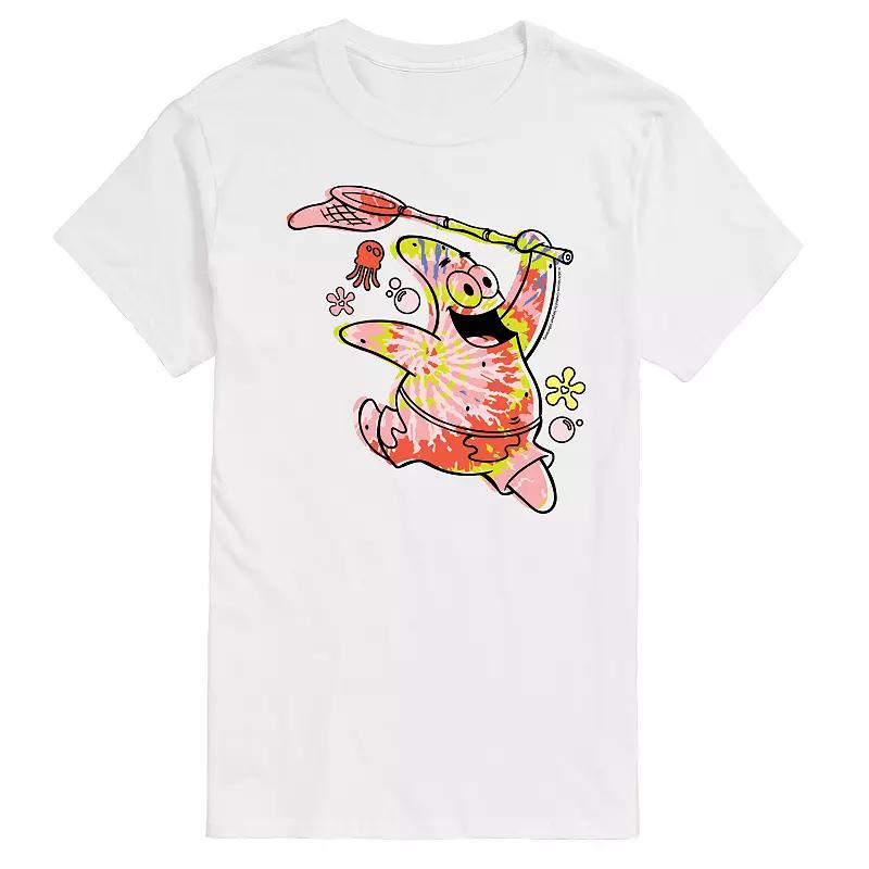 Men's SpongeBob SquarePants Tie Dye Patrick Graphic Tee,  Product Image