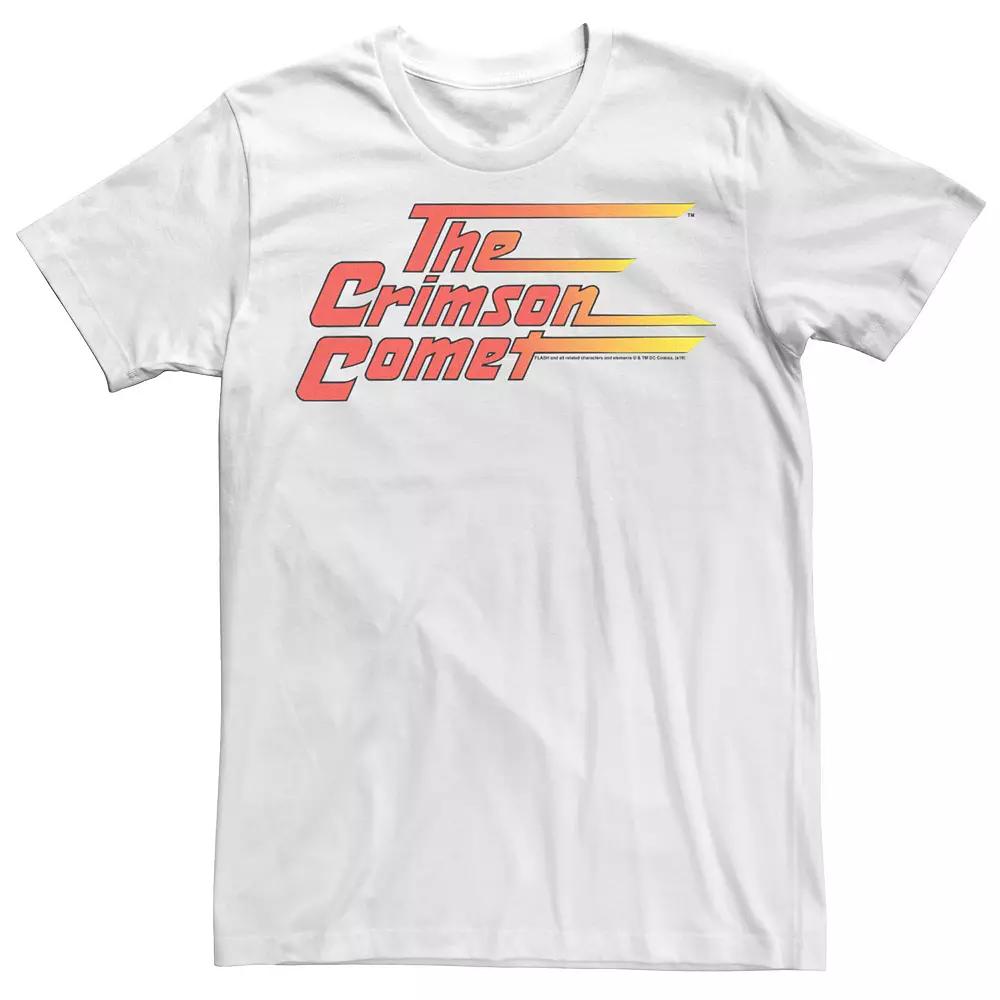 Men's Flash Crimson Comet Vintage Logo Tee,  Product Image