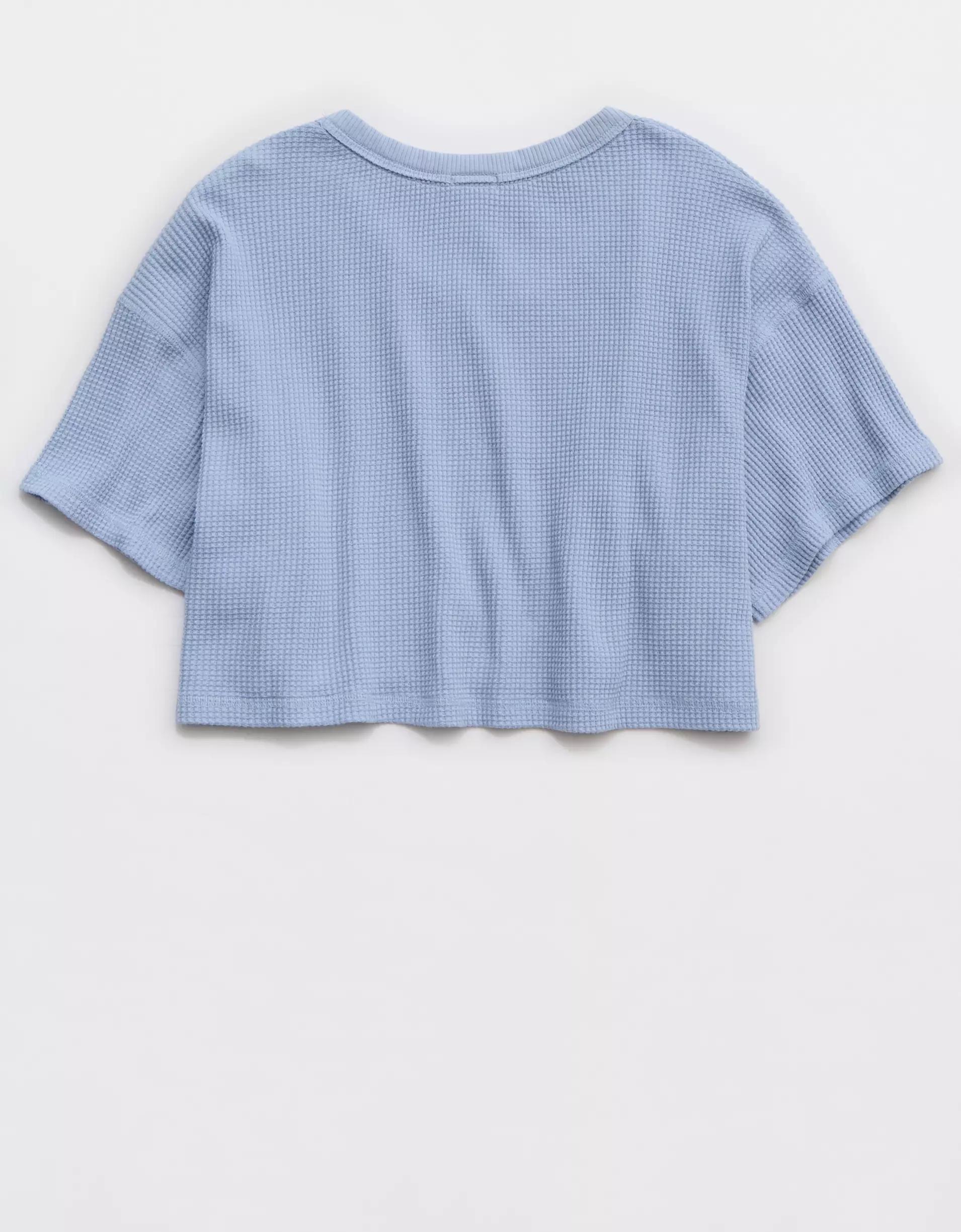 OFFLINE By Aerie Wow! Waffle Scoop T-Shirt Product Image