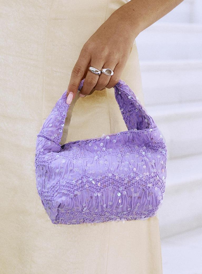 Pick Sides Sequin Bag Purple Product Image