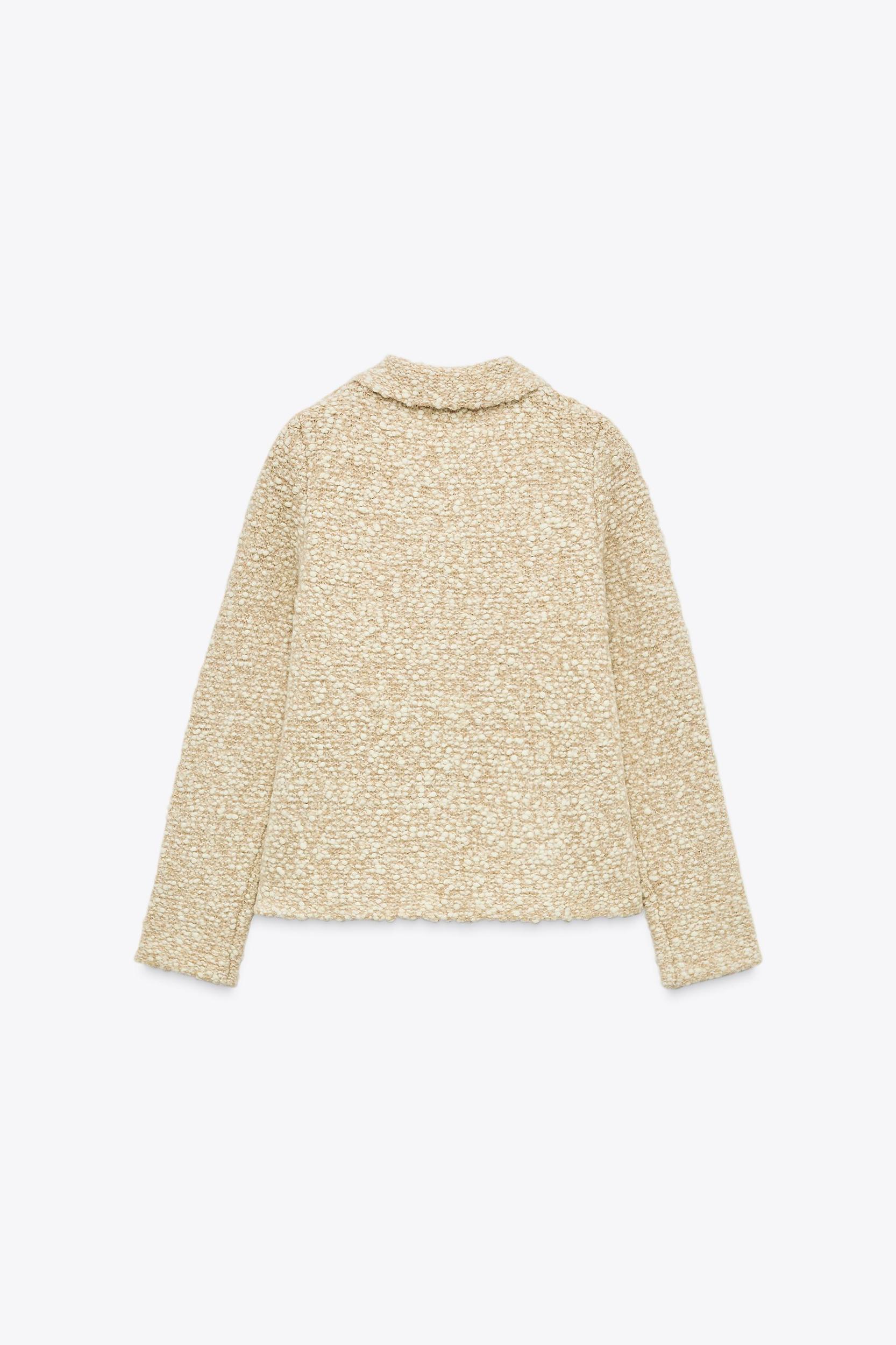 WOOL BLEND KNIT CARDIGAN Product Image