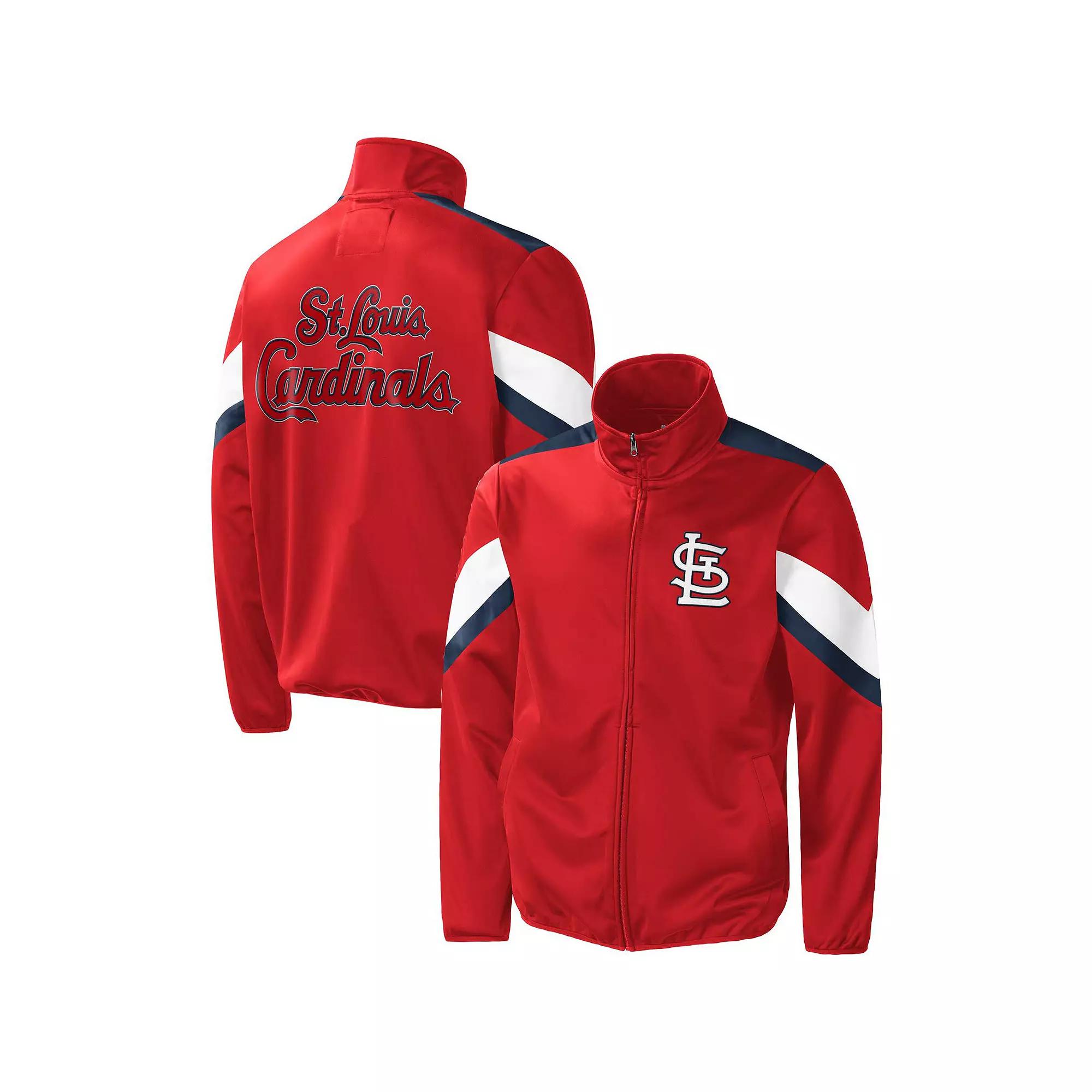 Men's G-III Sports by Carl Banks Red St. Louis Cardinals Earned Run Full-Zip Jacket,  Product Image