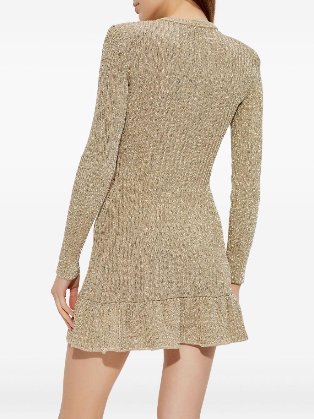 long-sleeve ruffled dress Product Image
