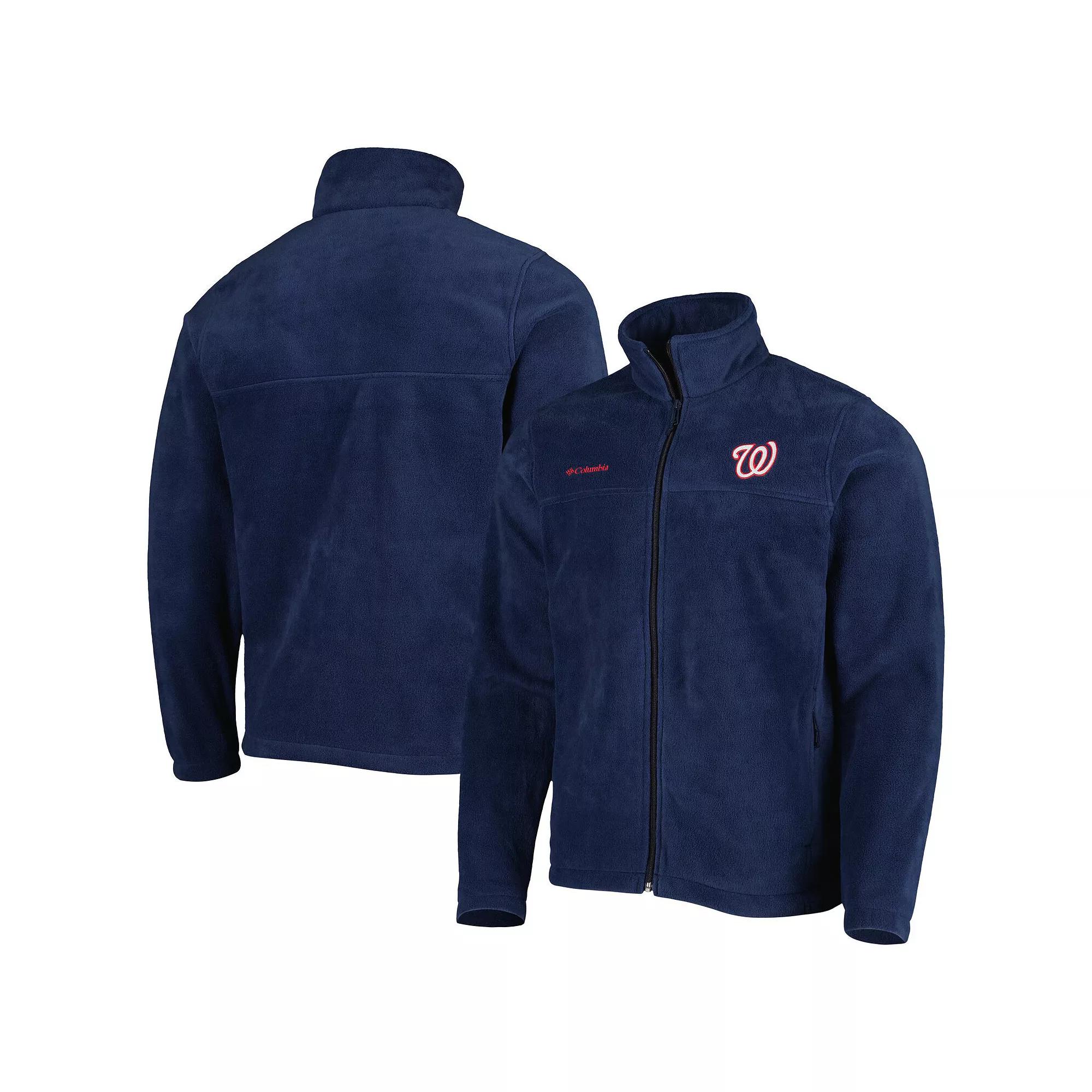 Men's Columbia Navy Washington Nationals Steens Mountain Full-Zip Jacket,  Product Image