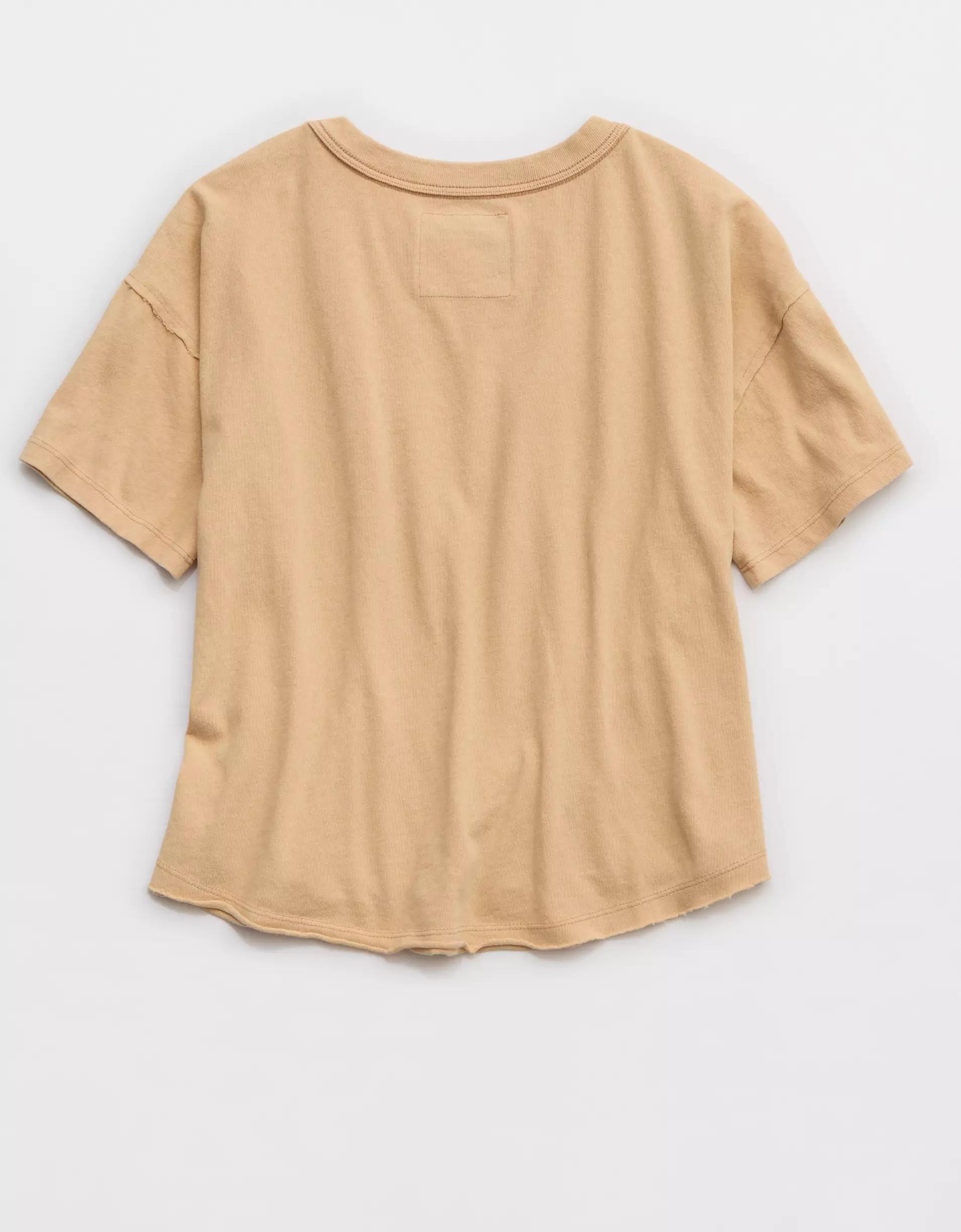 Aerie Summer Breeze Cropped T-Shirt Product Image
