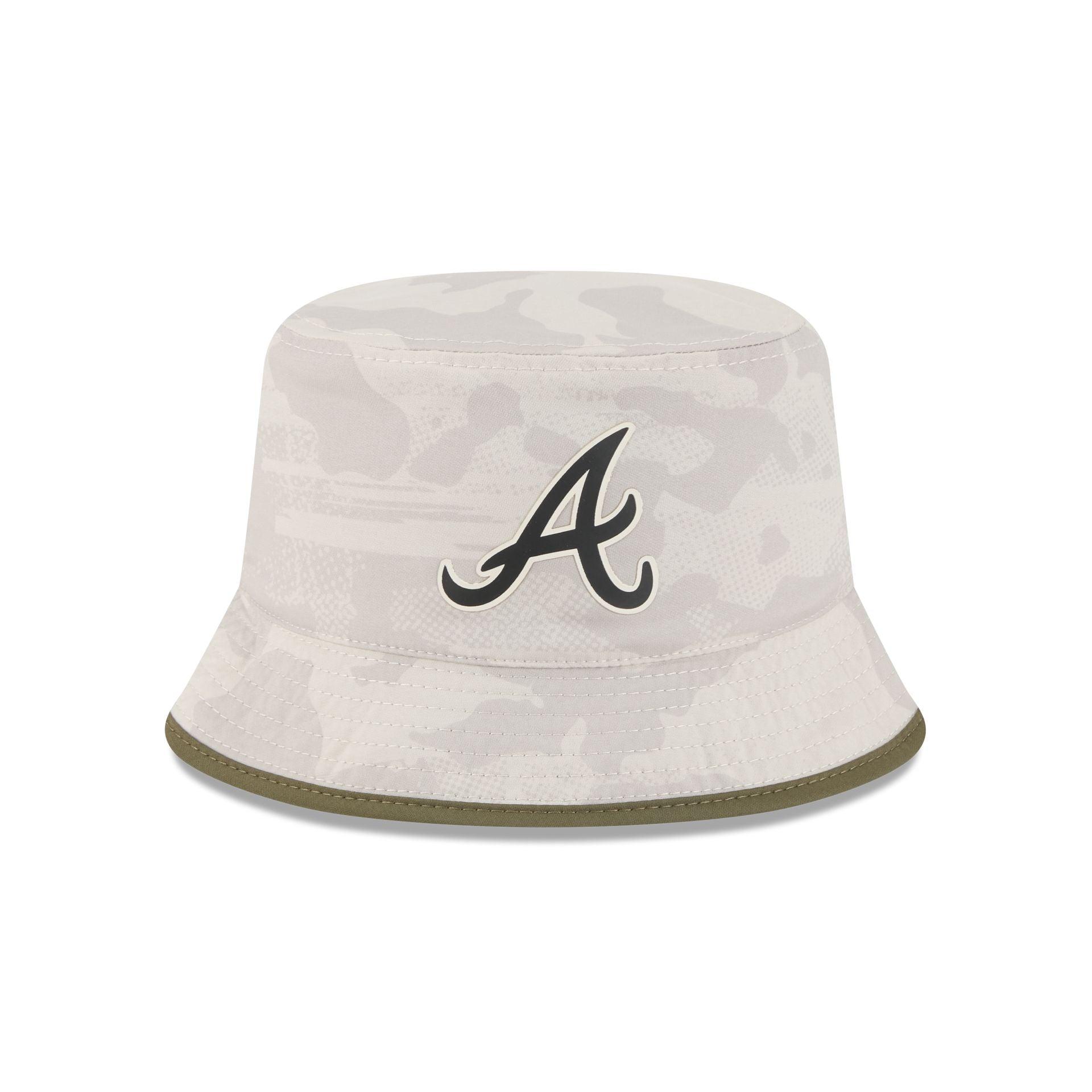 Atlanta Braves Armed Forces Day 2025 Reversible Bucket Hat Male Product Image