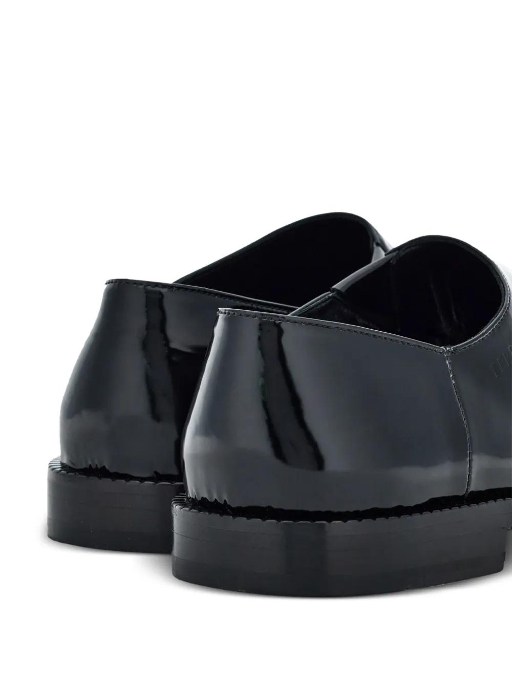 open-toe leather loafers Product Image