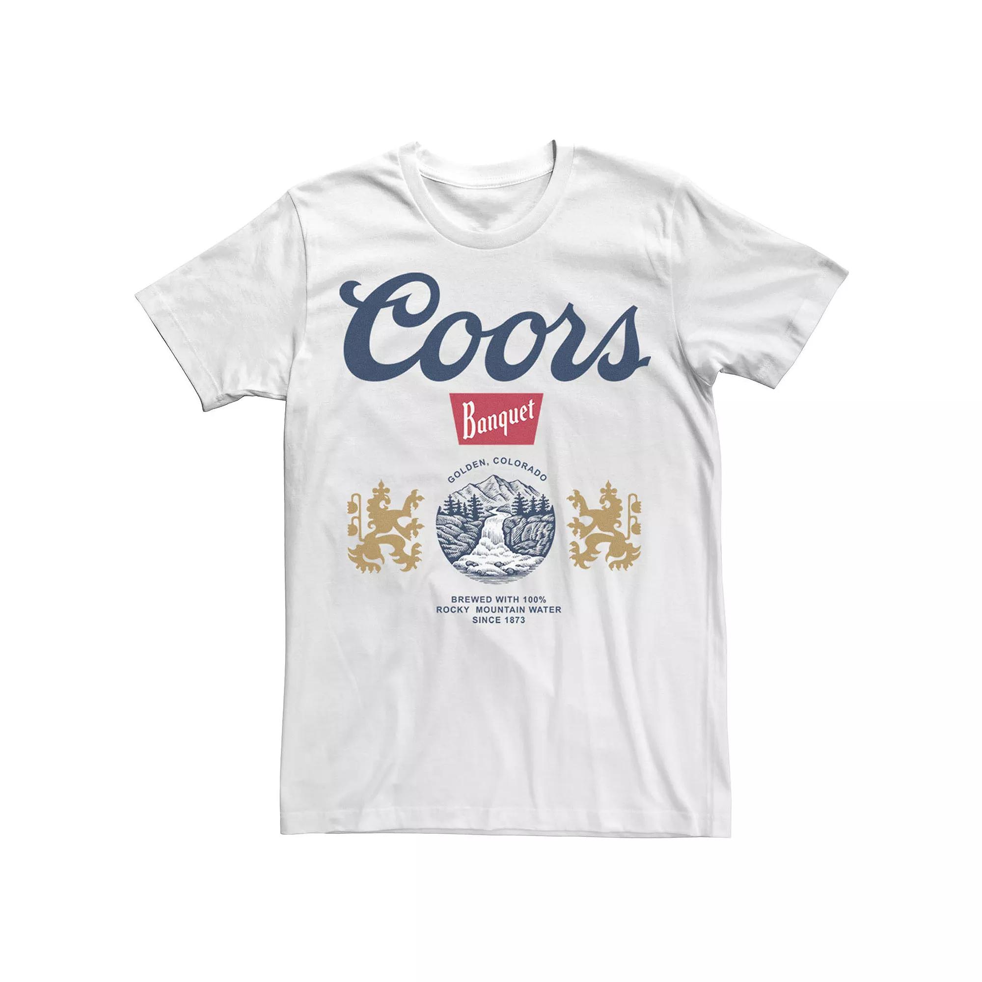 Big & Tall Miller Coors Golden Coors COlorado Banquet Picture Tee, Men's,  Product Image