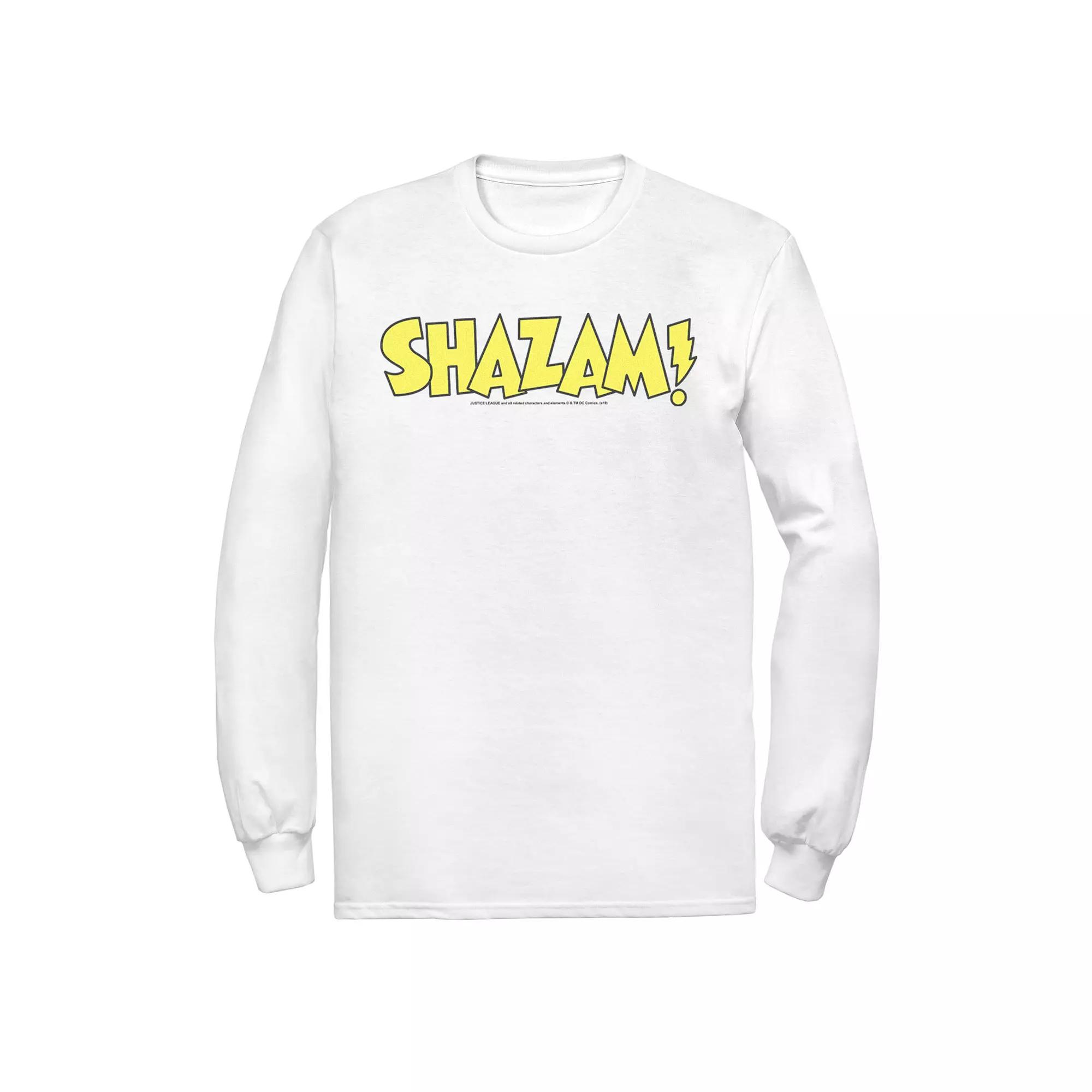 Men's DC Comics Shazam Bold Text Logo Tee,  Product Image