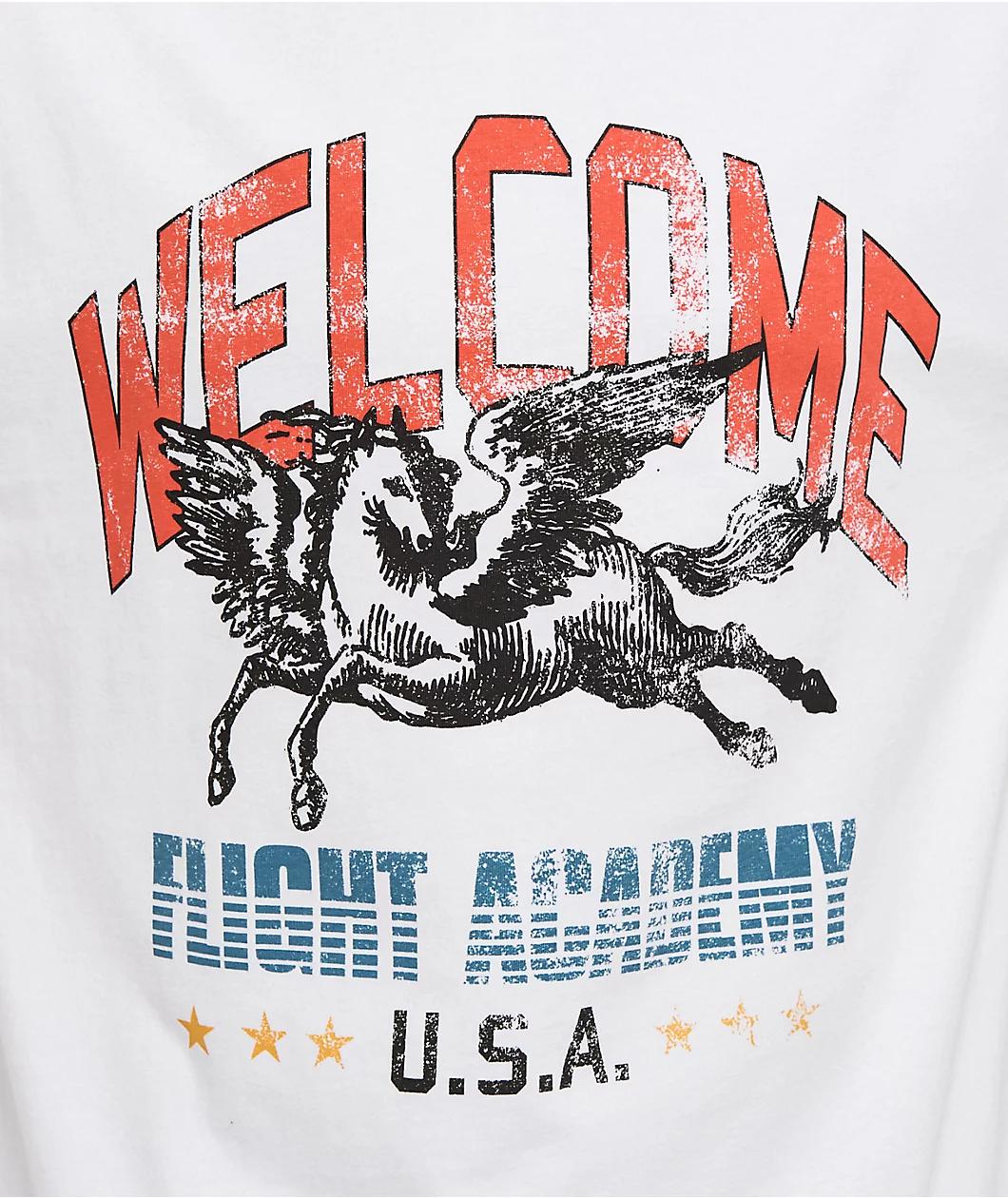Welcome Pegasus White T-Shirt Product Image