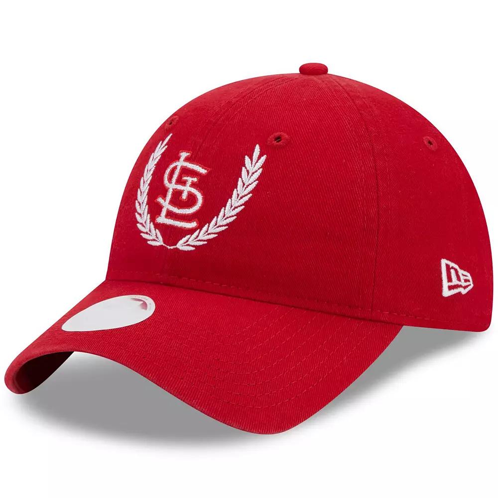 Women's New Era Red St. Louis Cardinals Leaves 9TWENTY Adjustable Hat Product Image