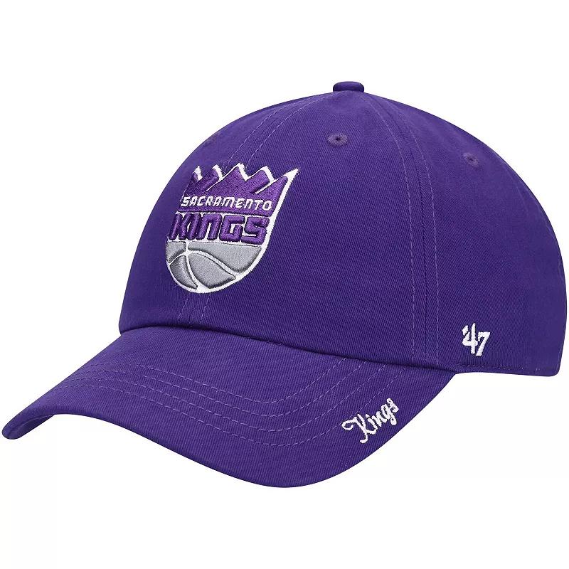 Women's '47 Purple Sacramento Kings Miata Clean Up Logo Adjustable Hat, Kng Purple Product Image