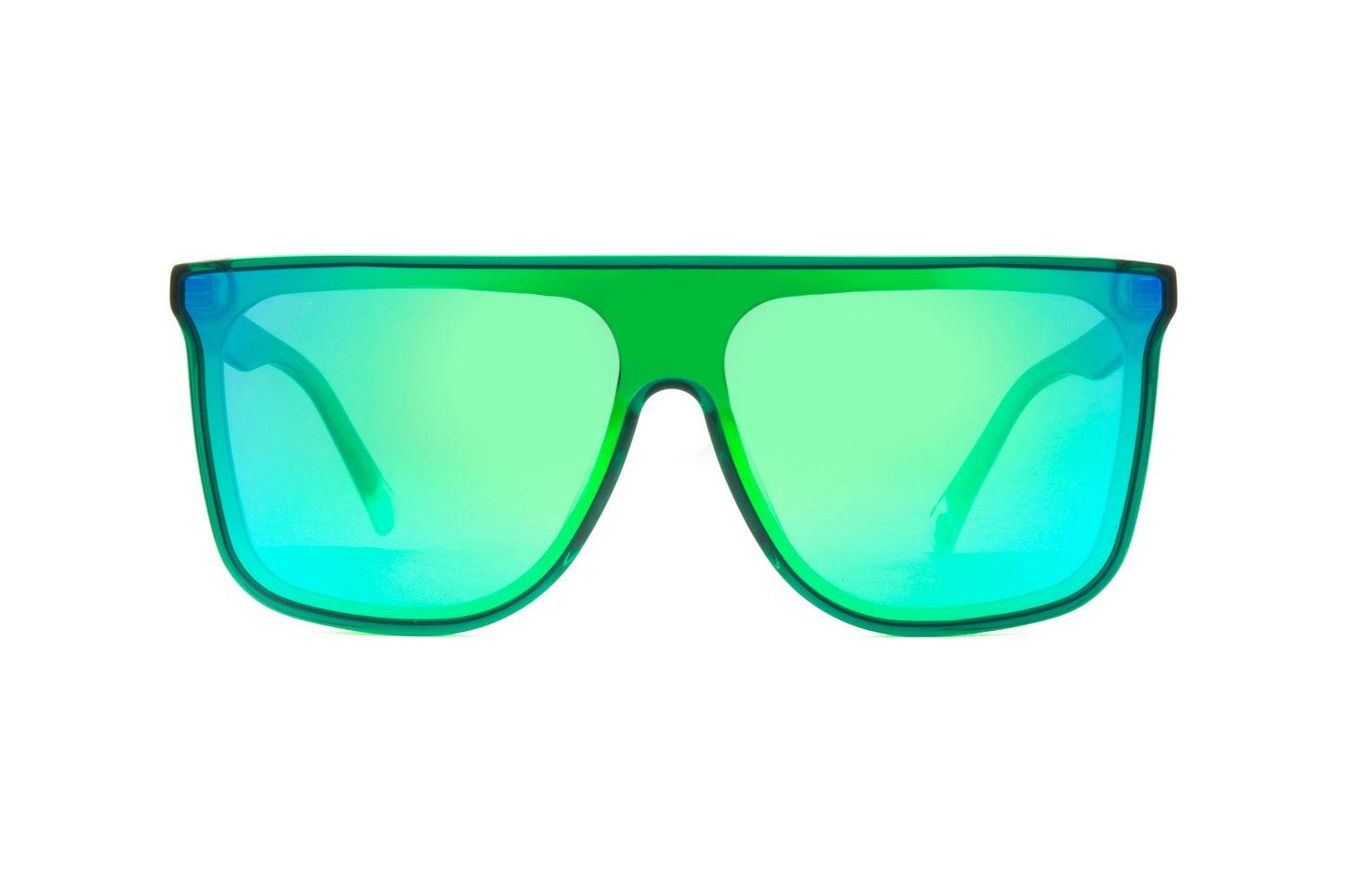 Biscayners Enid Green Men's Sunglasses Male Product Image