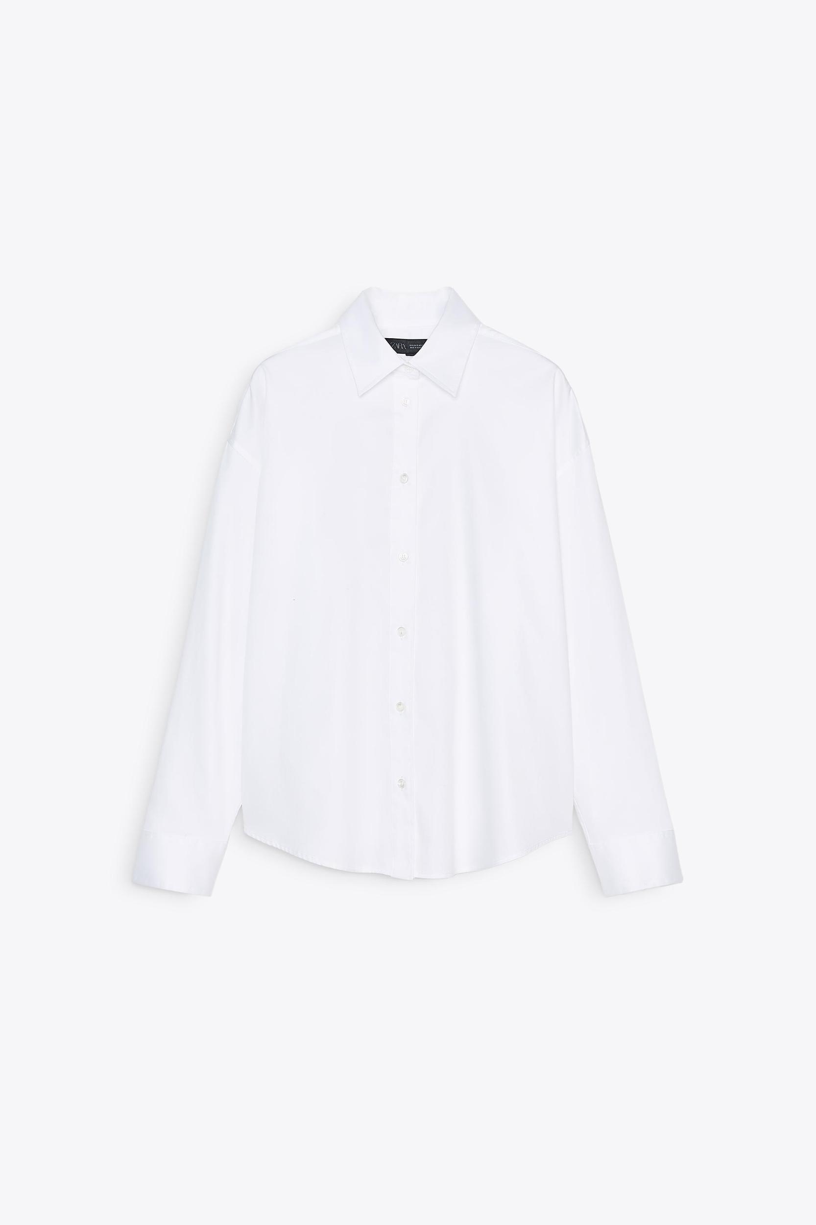 ZW COLLECTION OVERSIZED POPLIN SHIRT Product Image