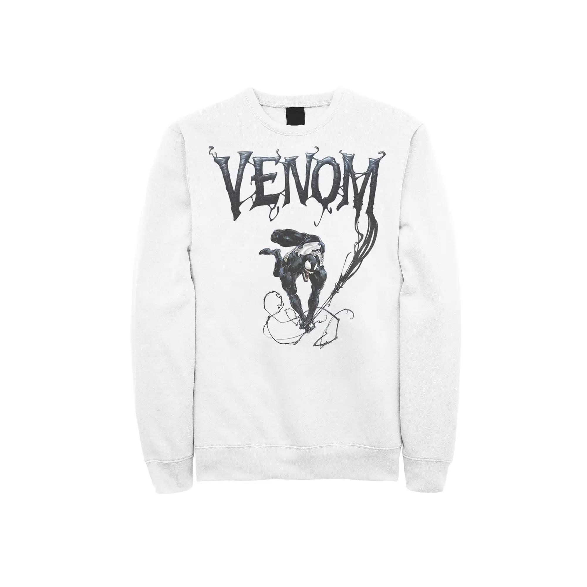 Men's Marvel Venom Symbiote Style Swing Sweatshirt,  Product Image