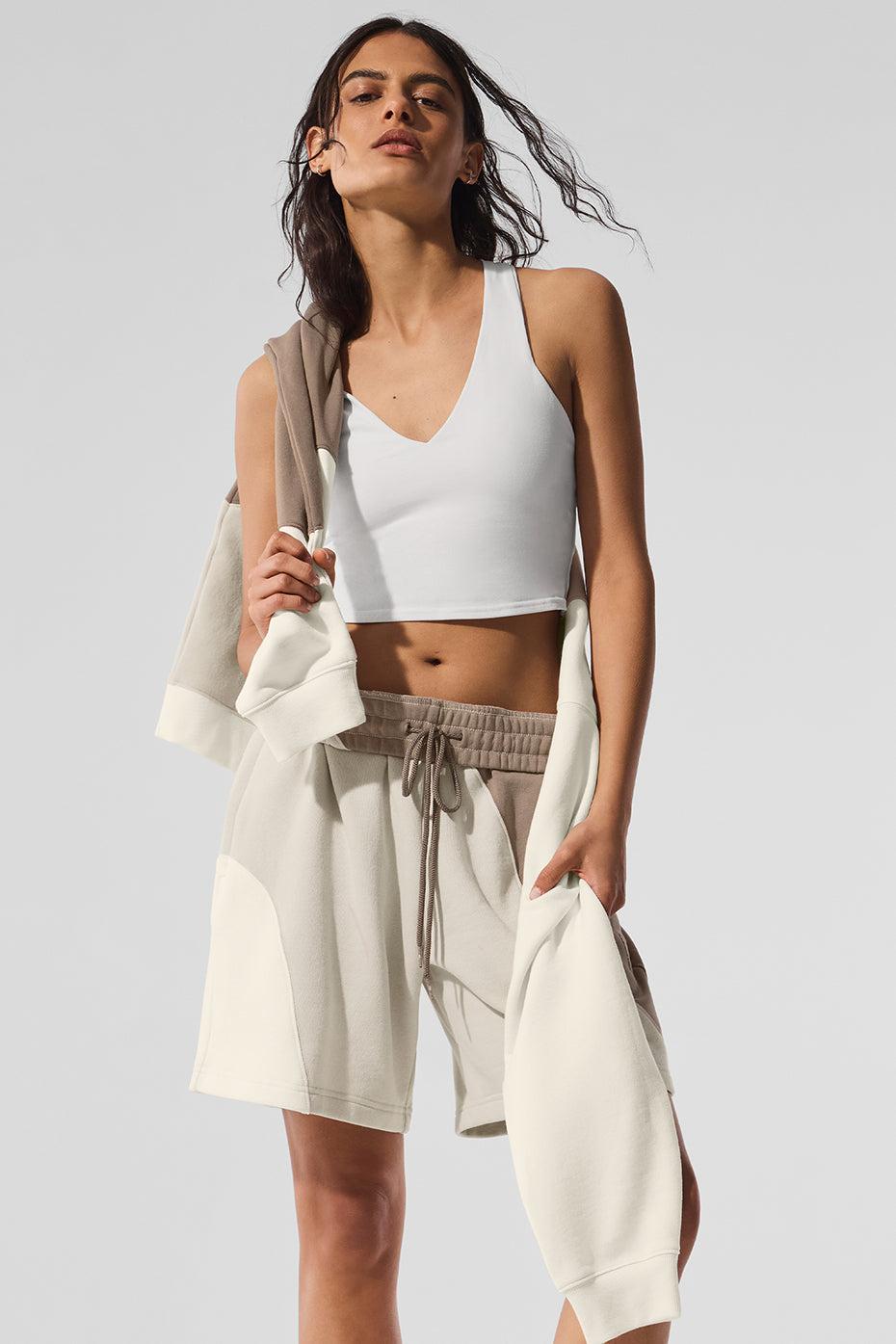 7" Make Waves Short - Ivory/Bone/Gravel Female Product Image