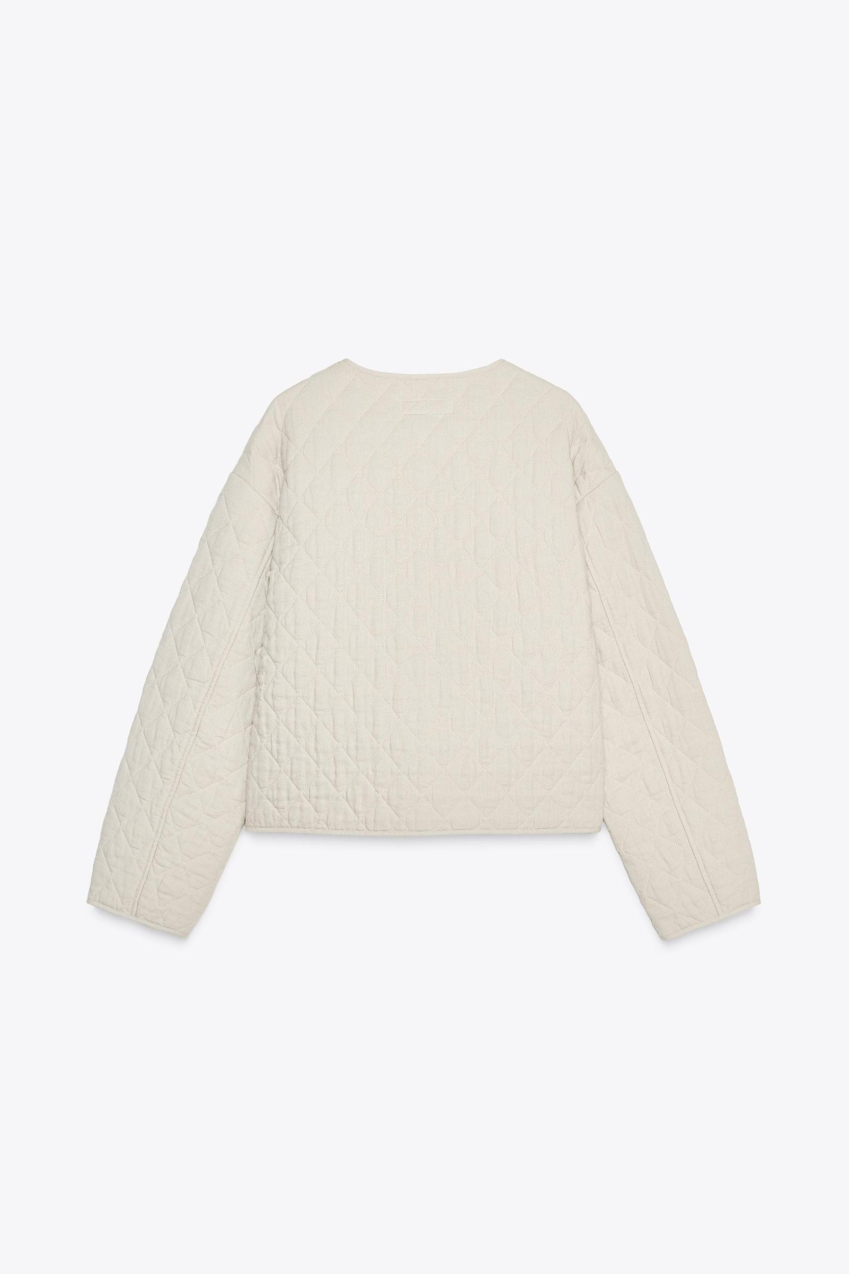 PADDED LINEN JACKET Product Image