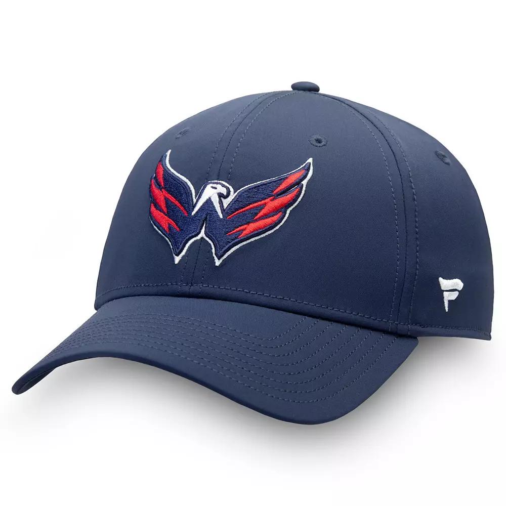Men's Fanatics Branded Navy Washington Capitals Core Elevated Speed Flex Hat,  Product Image