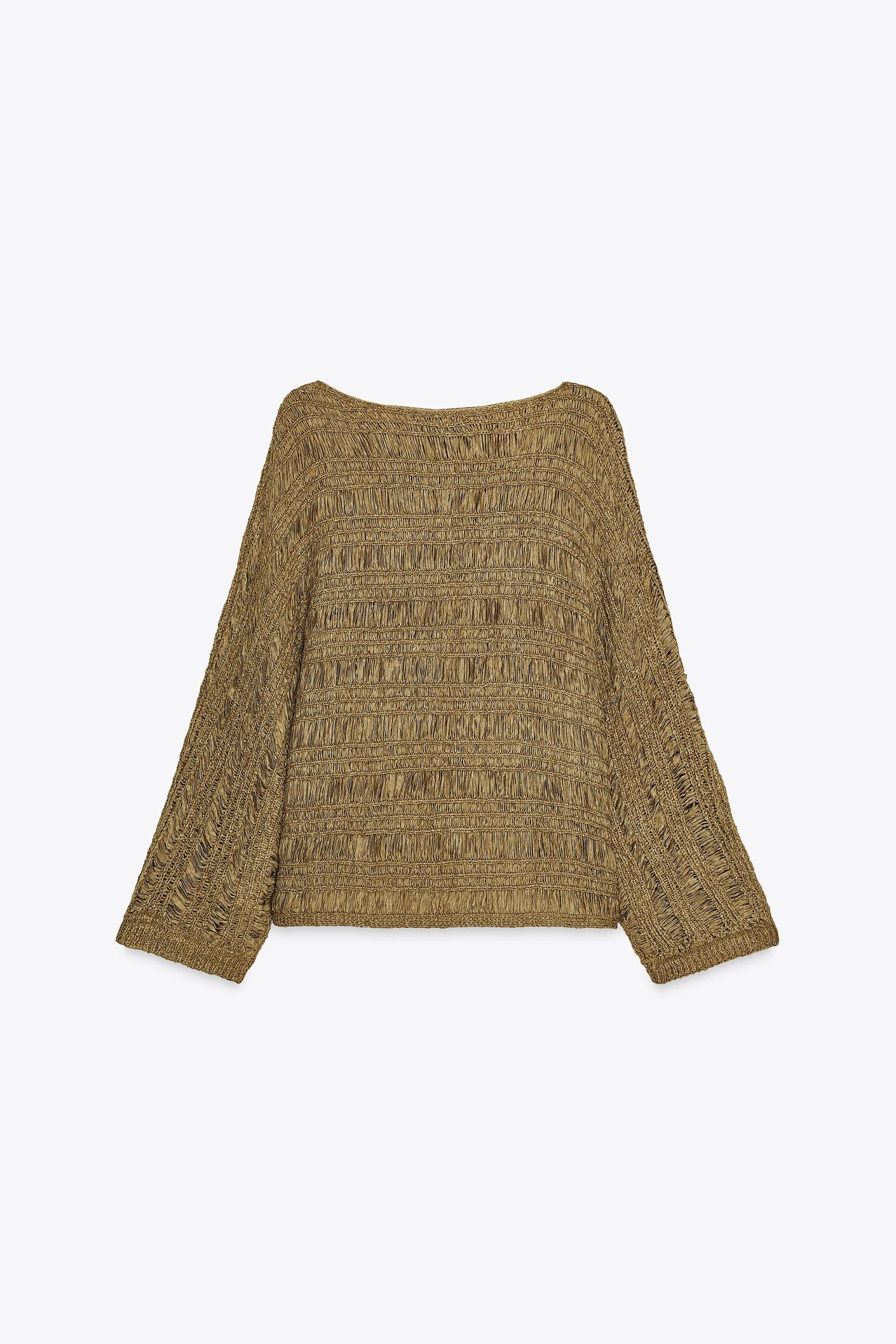 RIBBED KNIT SWEATER Product Image