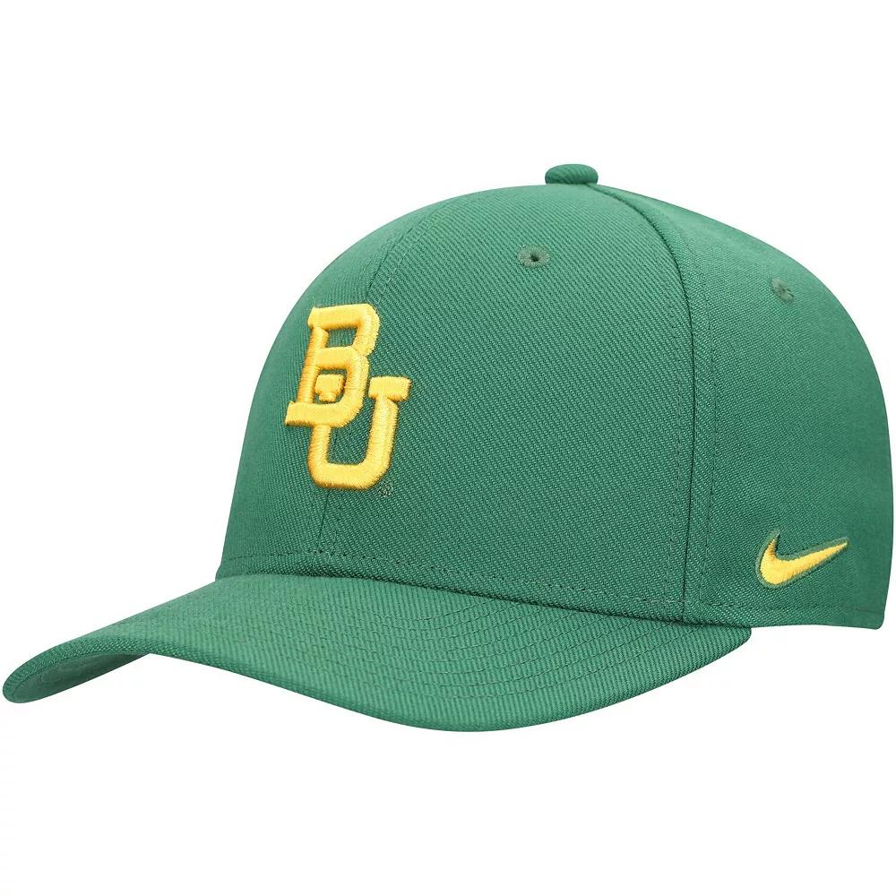 Men's Nike Green Baylor Bears 2024 Sideline Rise Swoosh Flex Hat,  Product Image