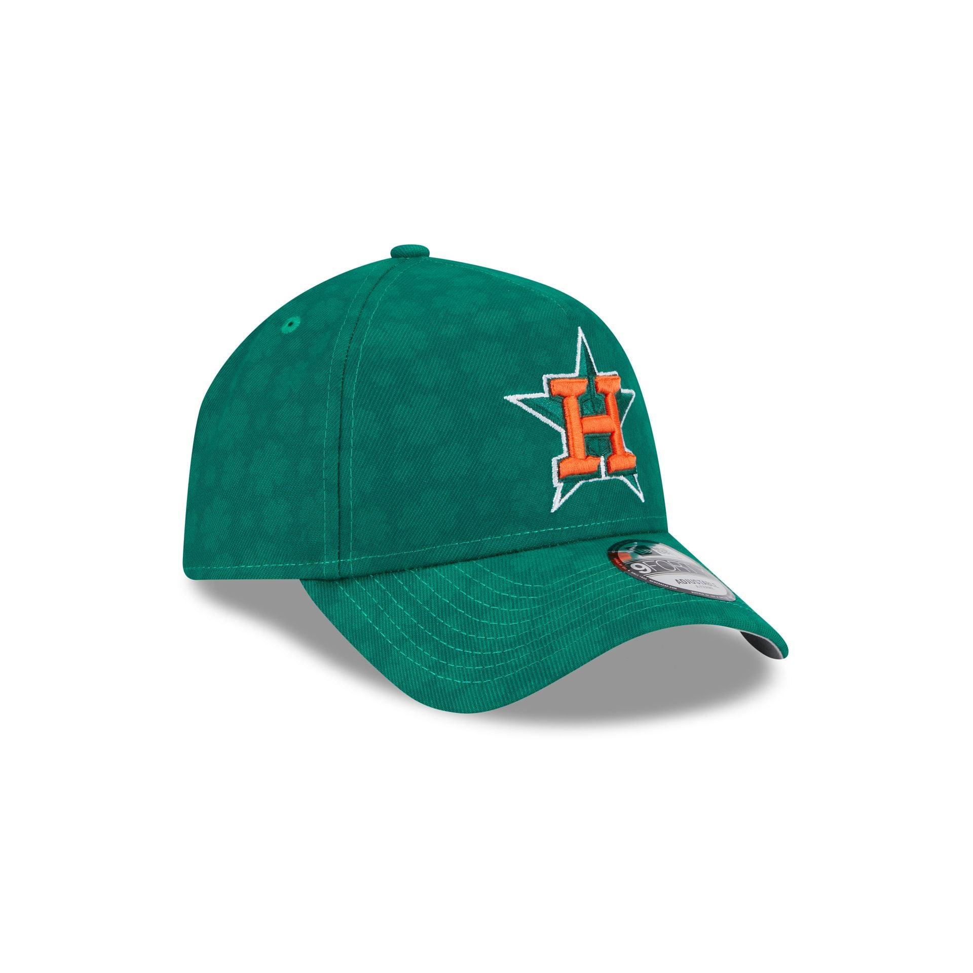 Houston Astros St. Patrick's Day 2025 9FORTY A-Frame Snapback Hat Male Product Image