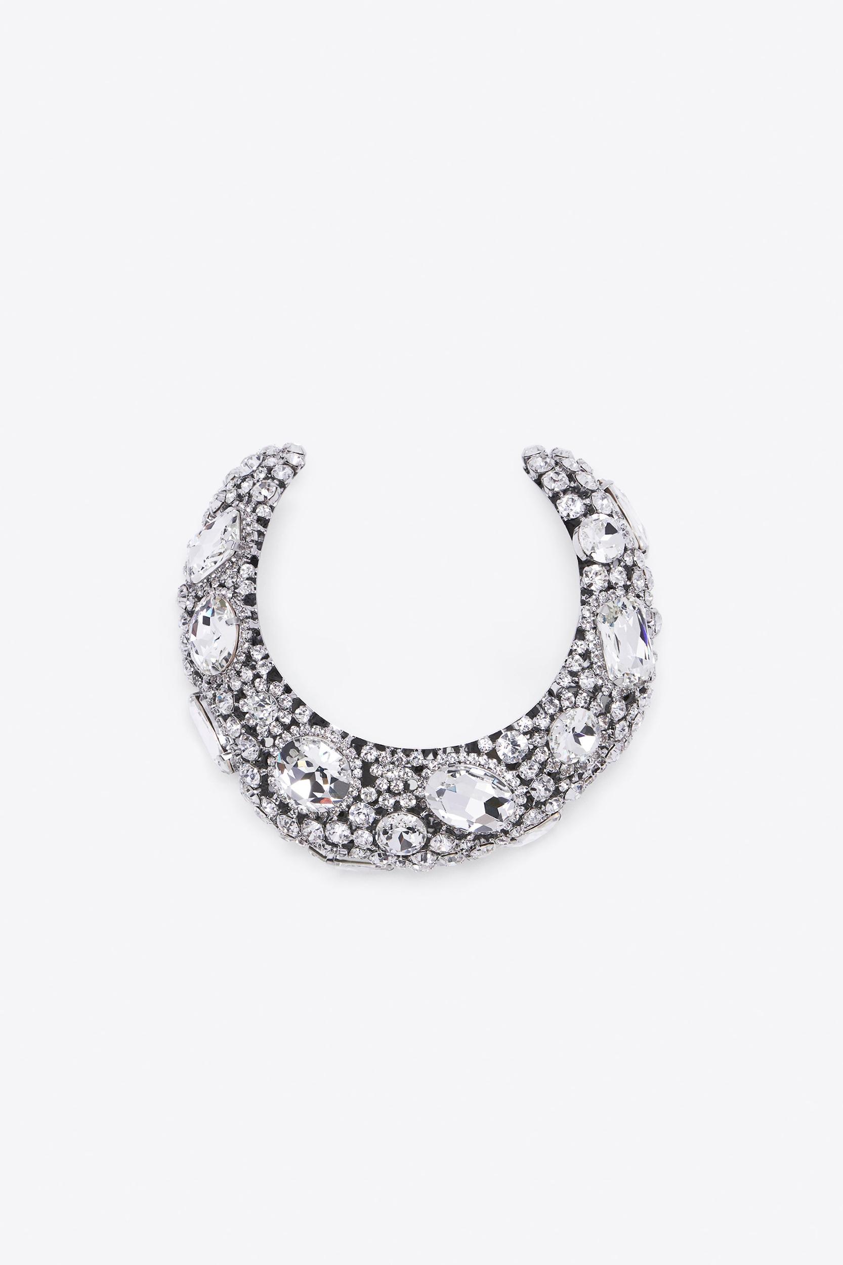 Crystal Cluster Choker Necklace Product Image