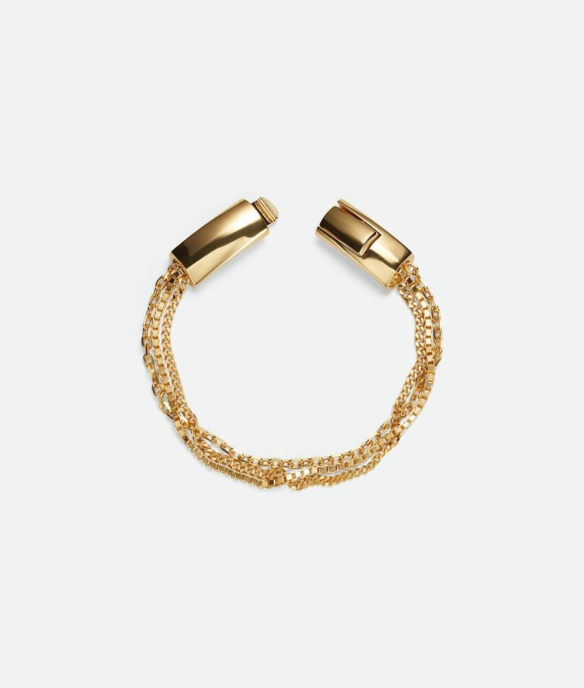 Men's Detail Chain Bracelet in Yellow gold Product Image