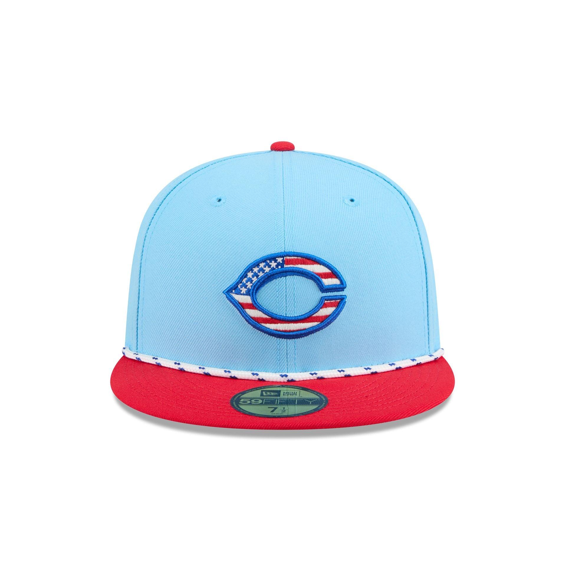 Cincinnati Reds Independence Day 2025 59FIFTY Fitted Hat Male Product Image