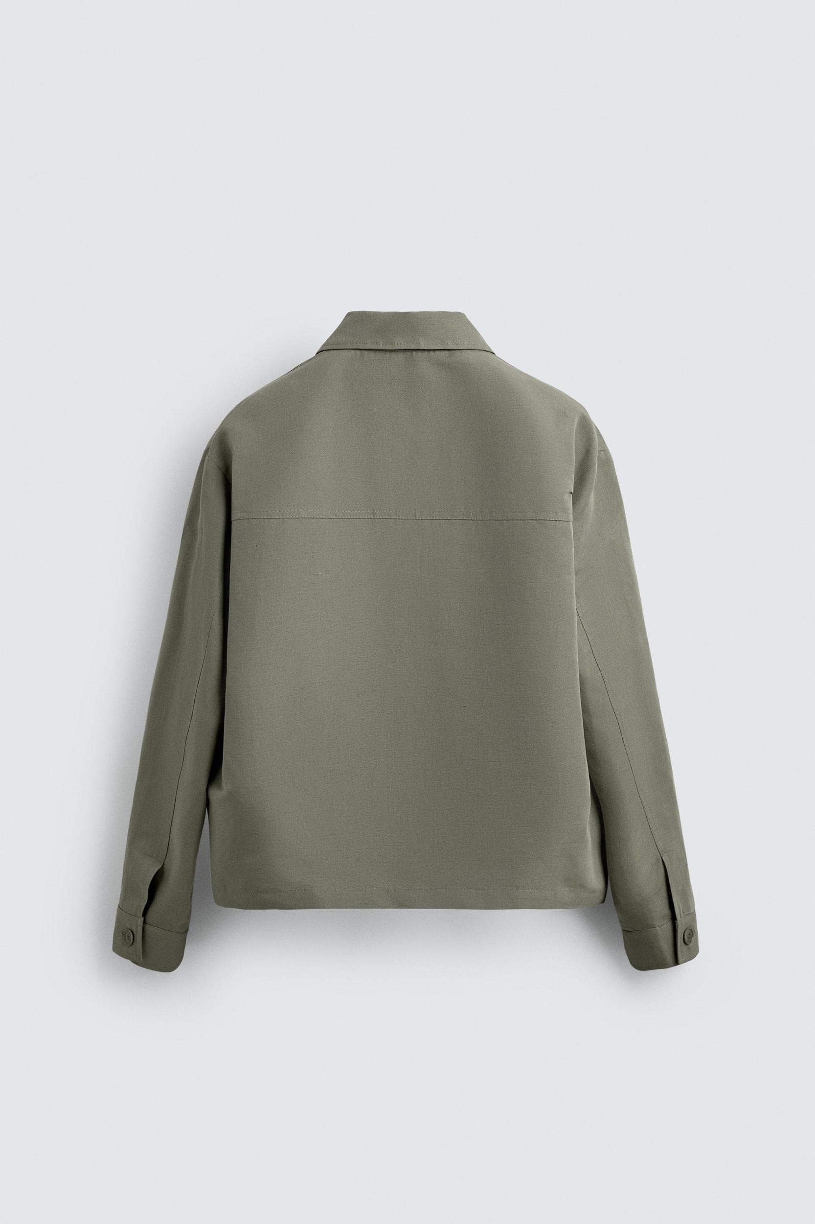 BOXY FIT POCKET OVERSHIRT Product Image