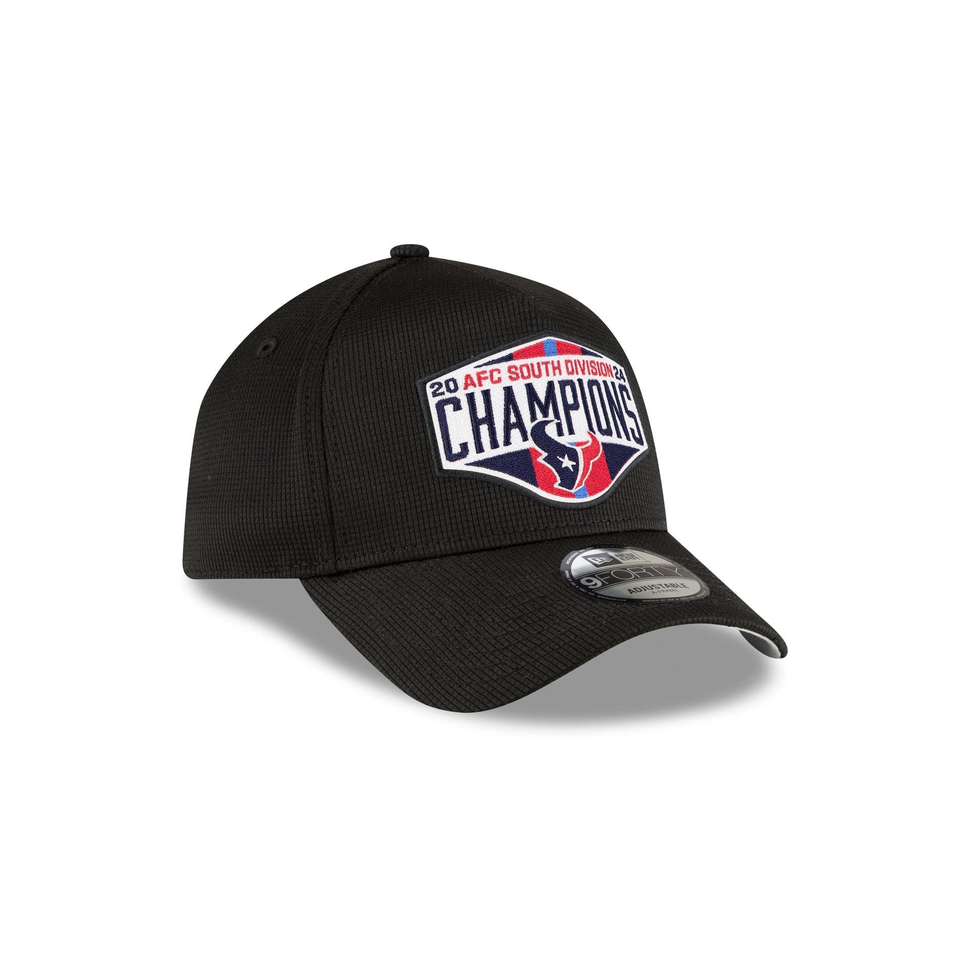Houston Texans 2024 Division Champion Locker Room 9FORTY A-Frame Snapback Hat Male Product Image
