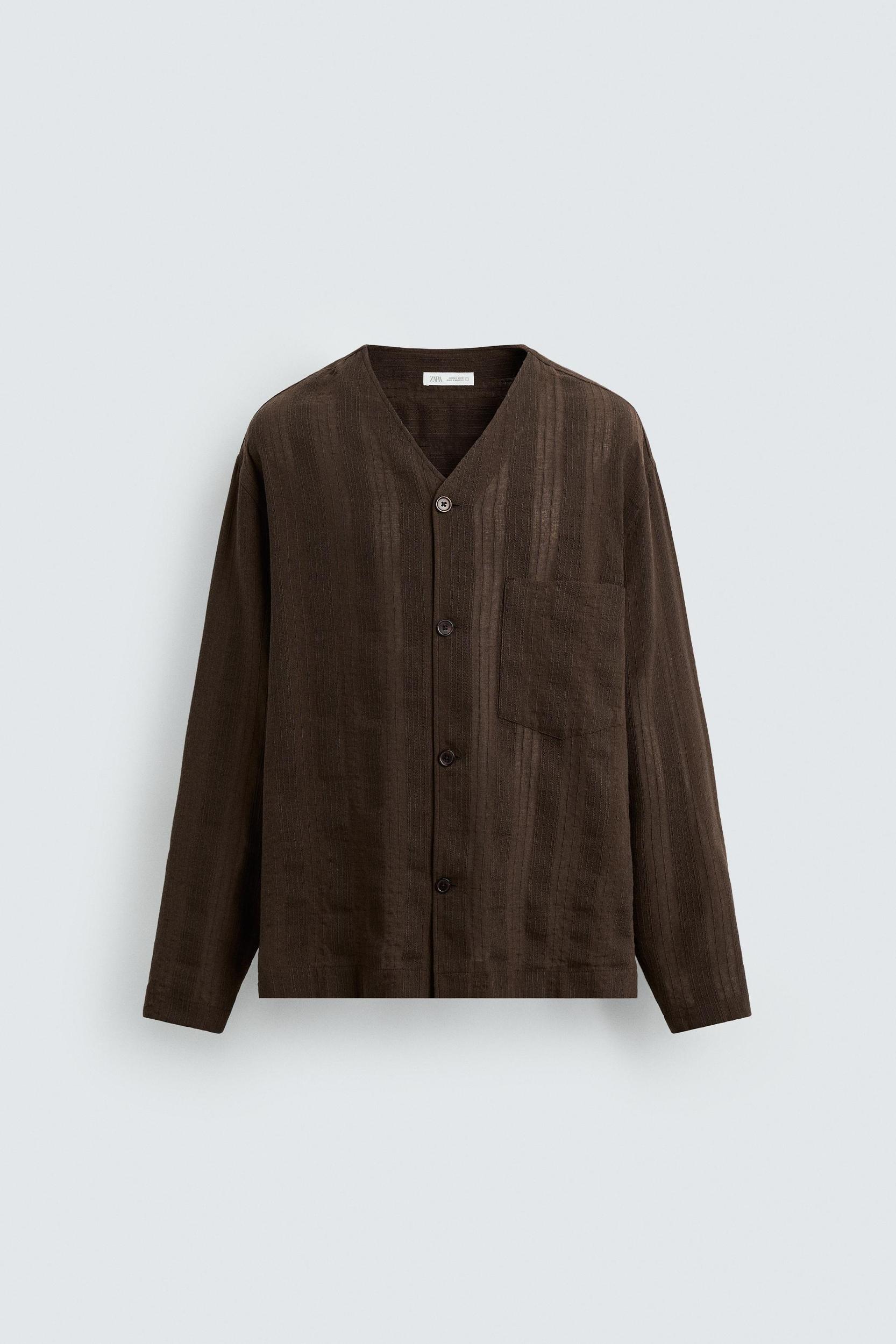 STRIPED JACQUARD SHIRT Product Image