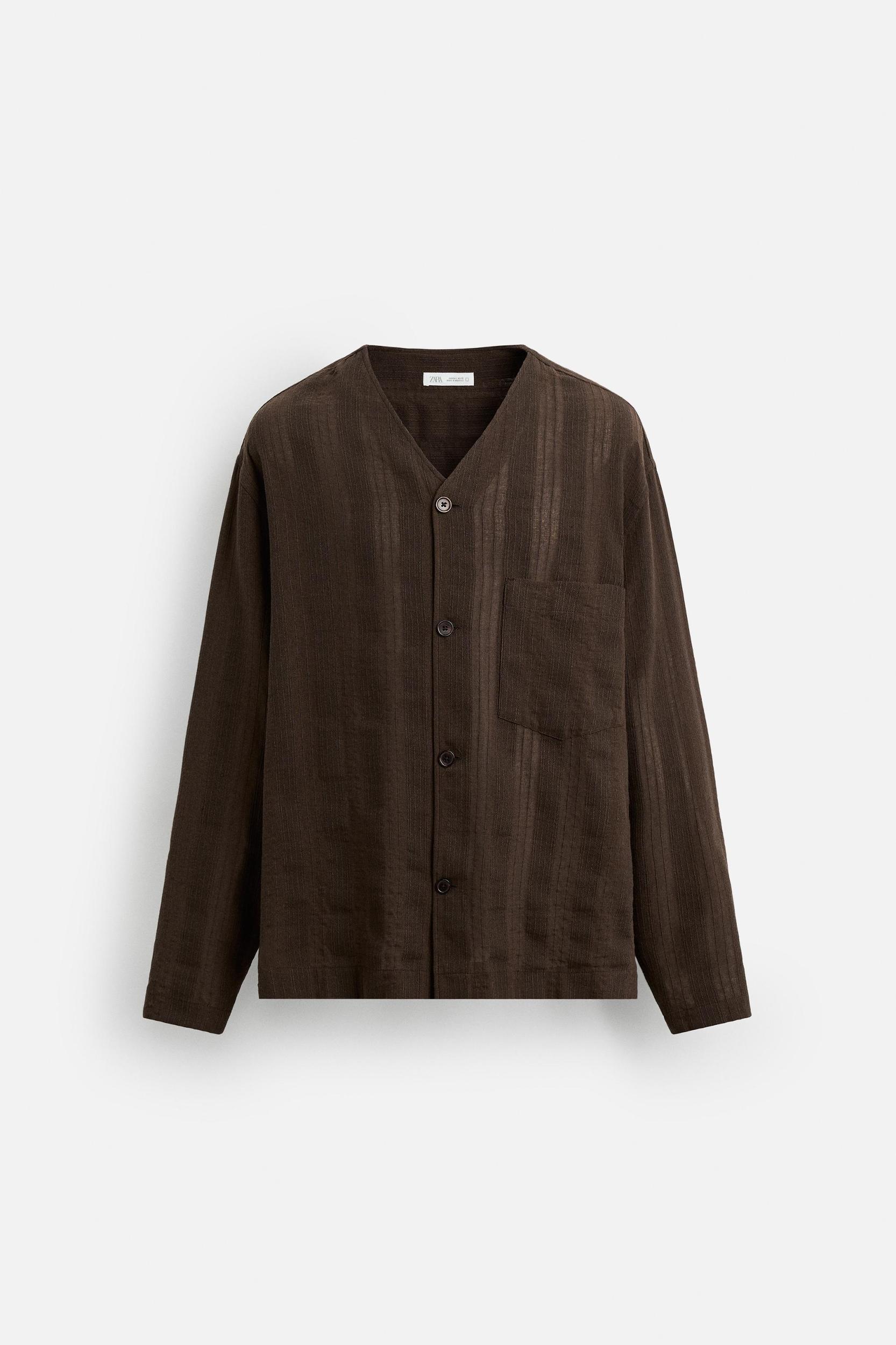 STRIPED JACQUARD SHIRT Product Image