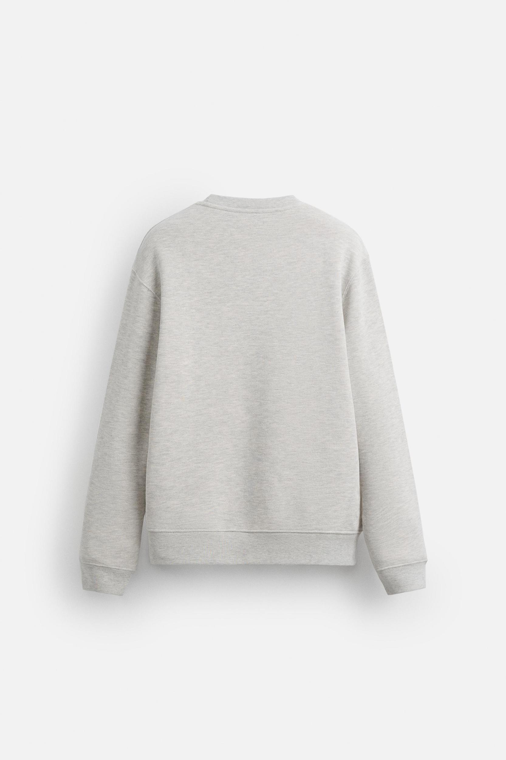 PRINTED TEXT SWEATSHIRT Product Image