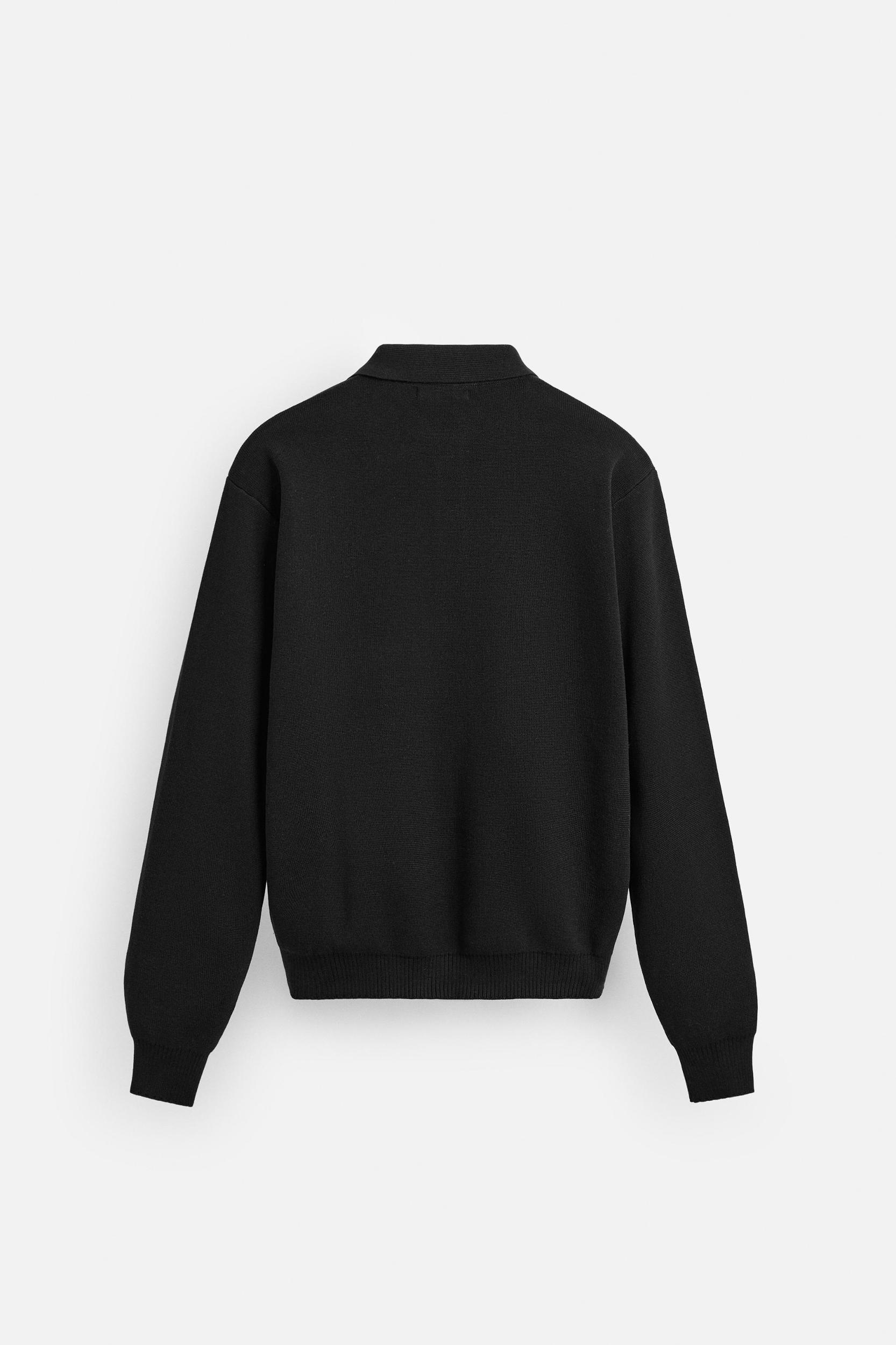 RELAXED FIT KNIT POLO SHIRT Product Image