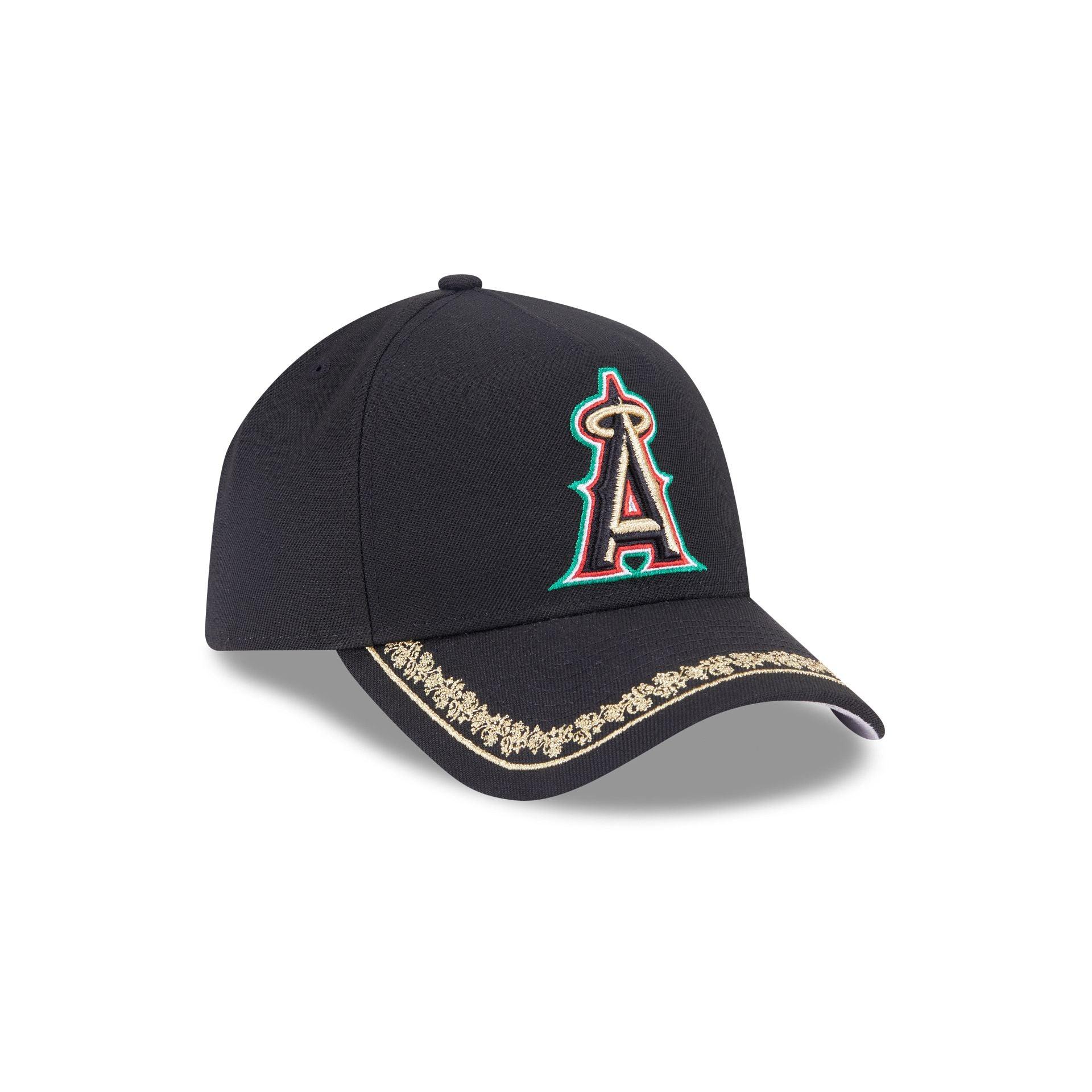Los Angeles Angels Ornate Visor 9FORTY A-Frame Snapback Hat Male Product Image