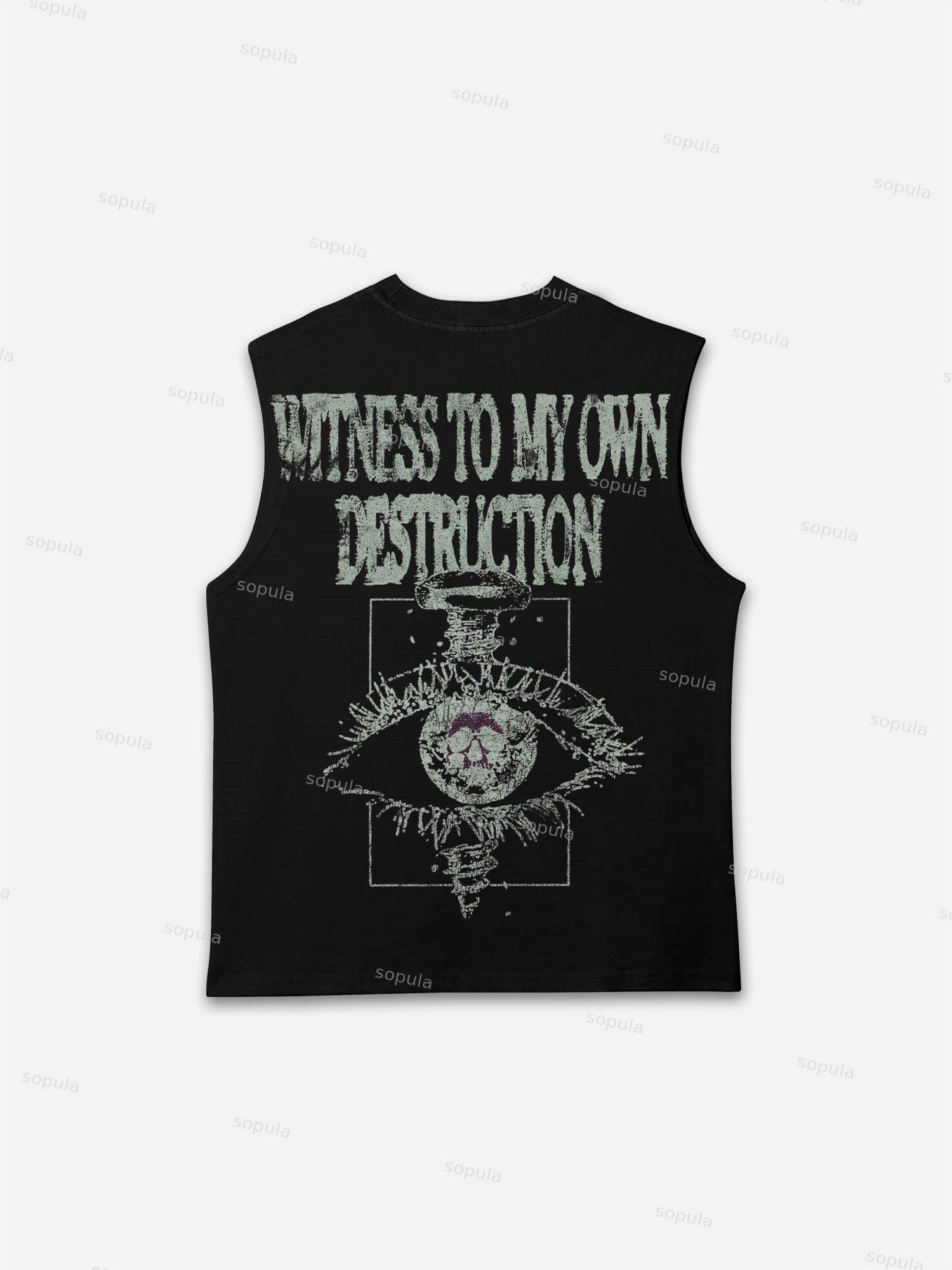 Witness To My Own Destruction Tank Top Product Image