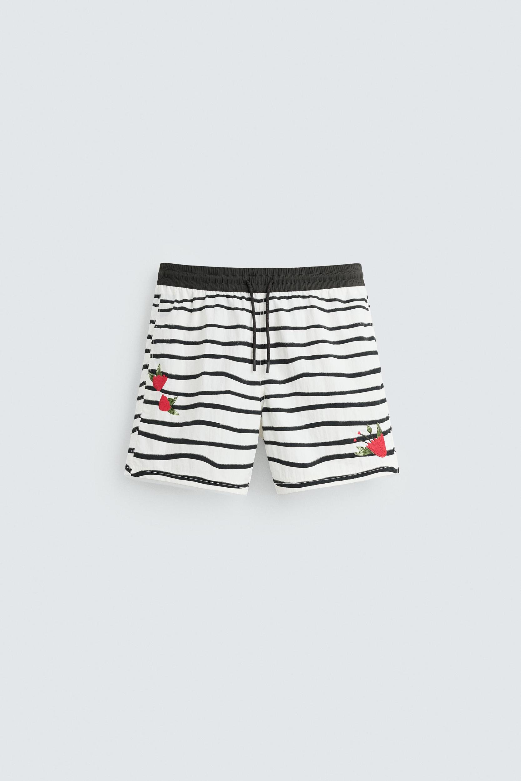 OTIS KWAME KYE QUAICOE PRINTED MID-LENGTH SWIMSUIT Product Image
