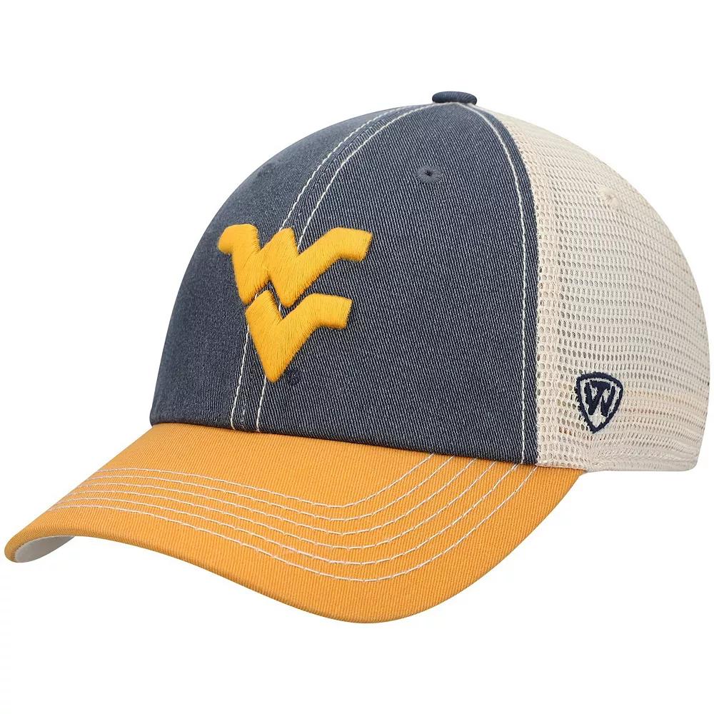Men's Top of the World Navy West Virginia Mountaineers Offroad Trucker Adjustable Hat, Blue Product Image