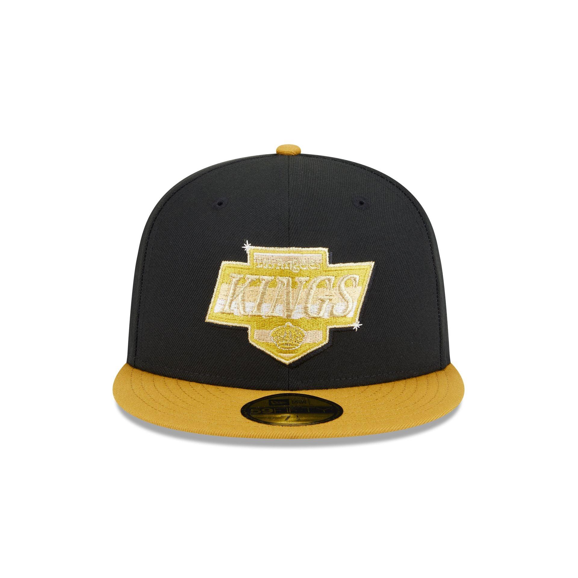 Los Angeles Kings Metallic Gold Logo 59FIFTY Fitted Hat Male Product Image