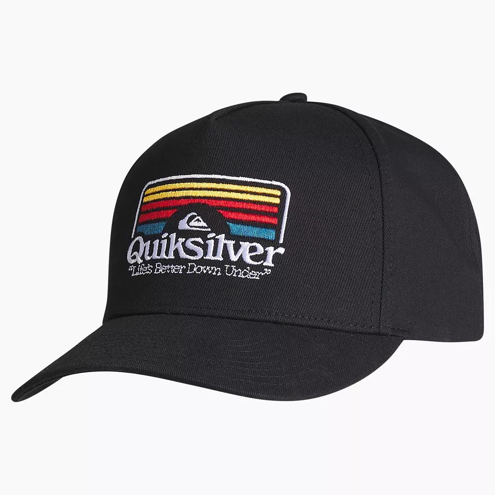 Men's Quiksilver Step Inside Snapback Hat, Black Product Image