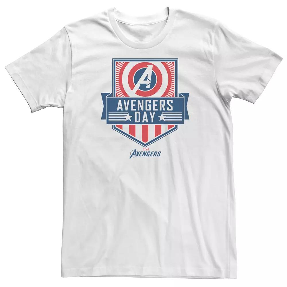 Big & Tall Marvel Avengers Day Shield Tee, Men's,  Product Image