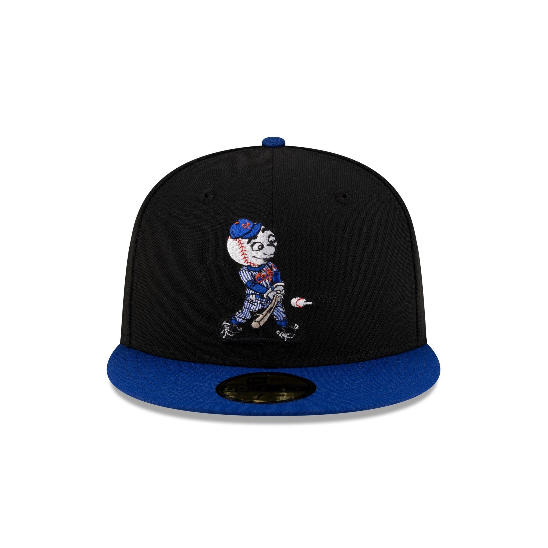New York Mets Mascot Black 59FIFTY Fitted Hat Male Product Image
