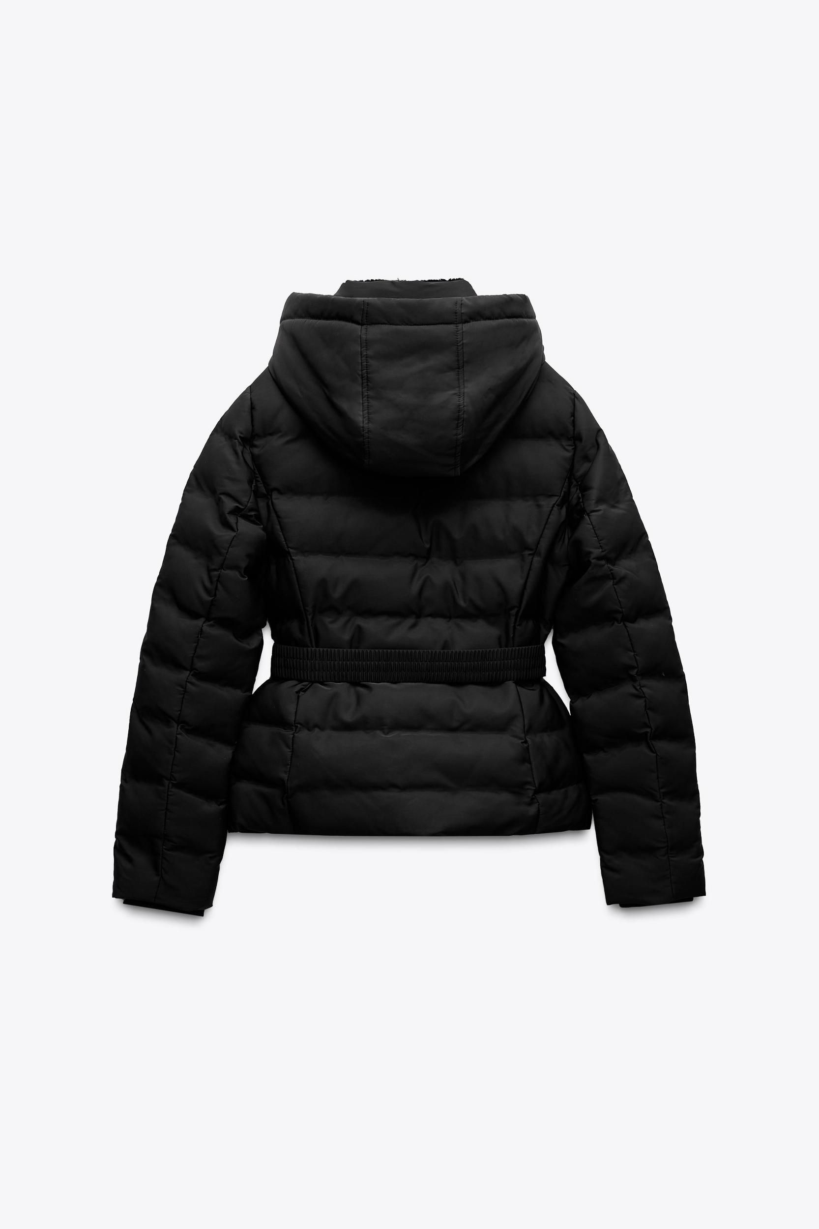 HOODED BELTED ANORAK Product Image