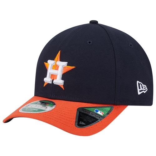 New Era Mens New Era Astros 940MC Replica Player Road OTC Cap - Mens Orange/Navy Product Image