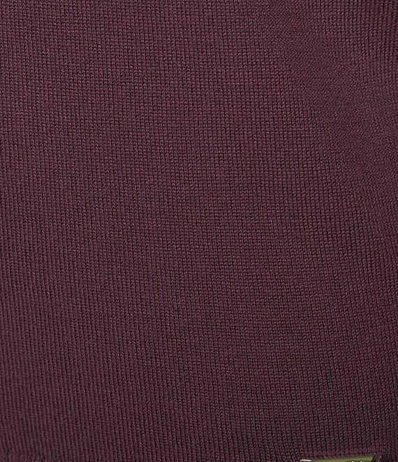 Calvin Klein Knit Mock Neck Long Sleeve Top Product Image