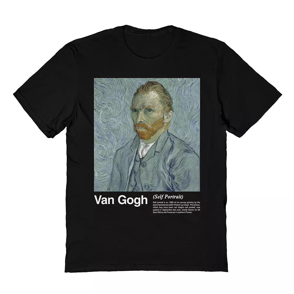 Men's Van Gogh Tee, Size: XL, Black Product Image
