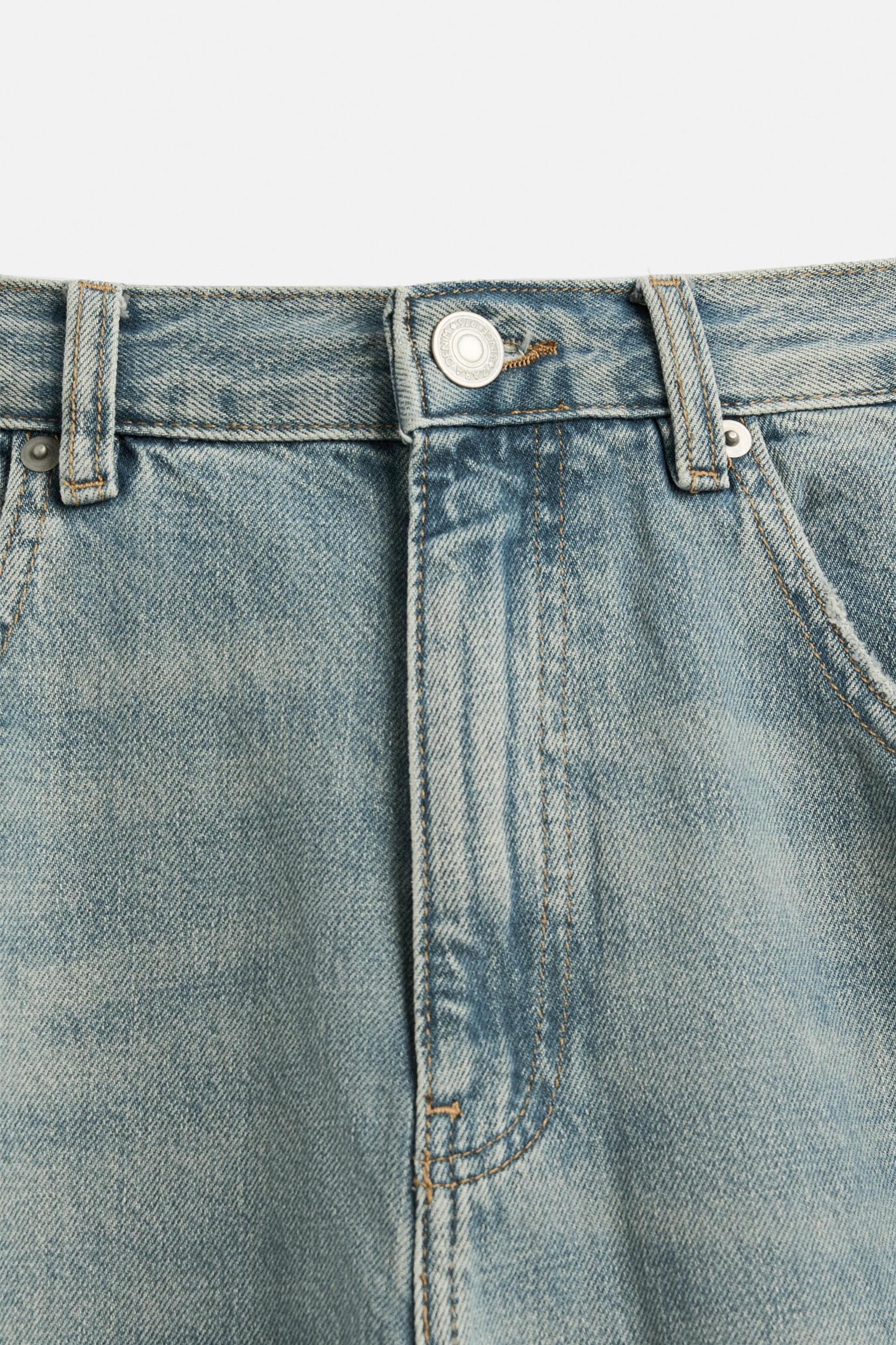SEAMED BAGGY FIT JEANS Product Image