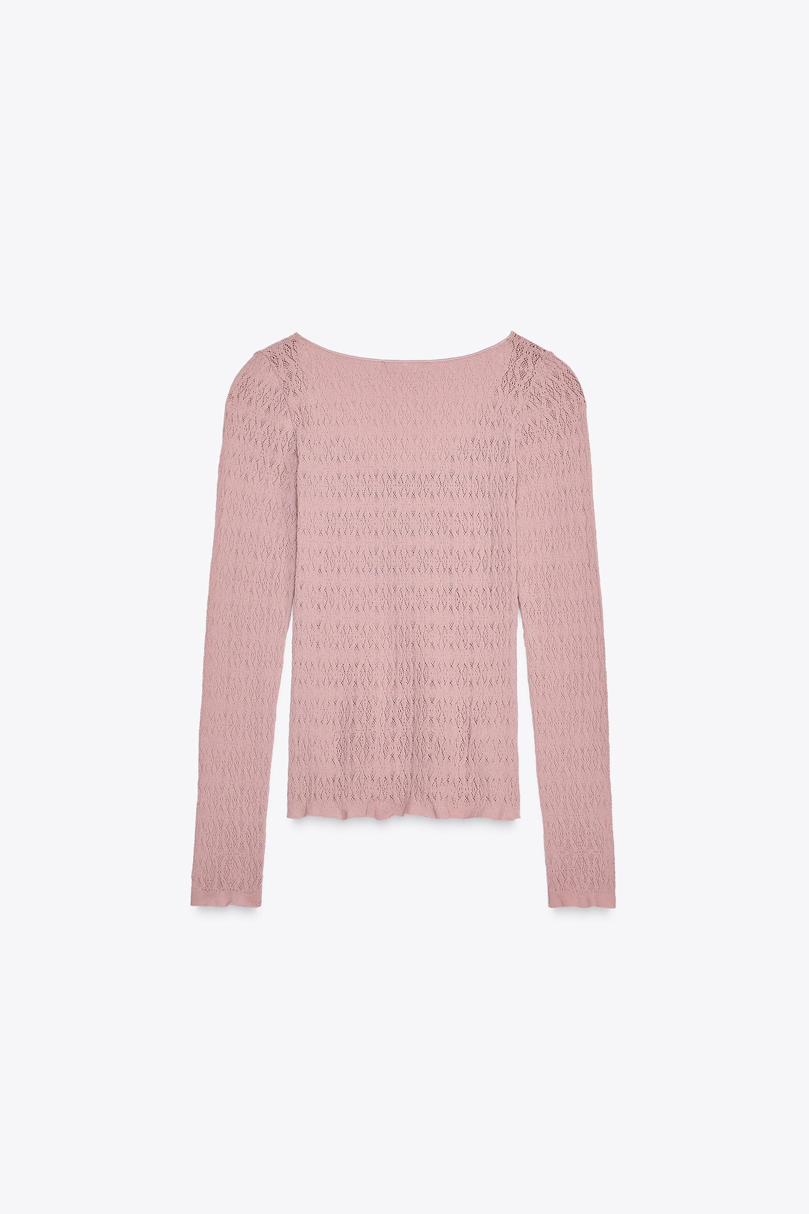 SEAMLESS LACE TOP Product Image