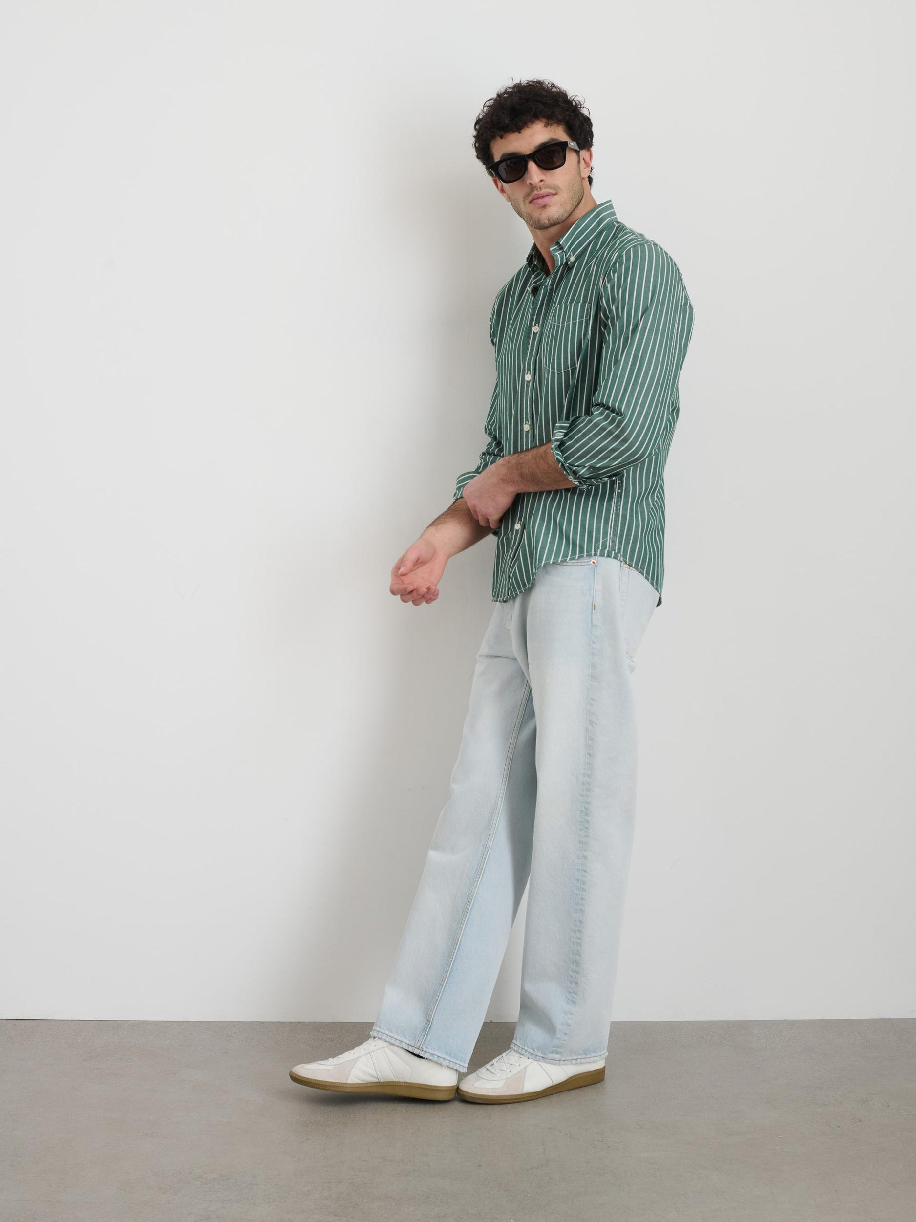 Mill Shirt in Thin Stripe Product Image